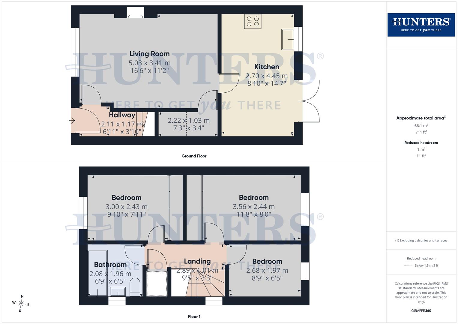 8, Georgia Court, Consett floorplan