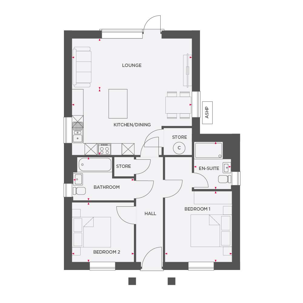 60, Mile Bank Road, Whitchurch floorplan
