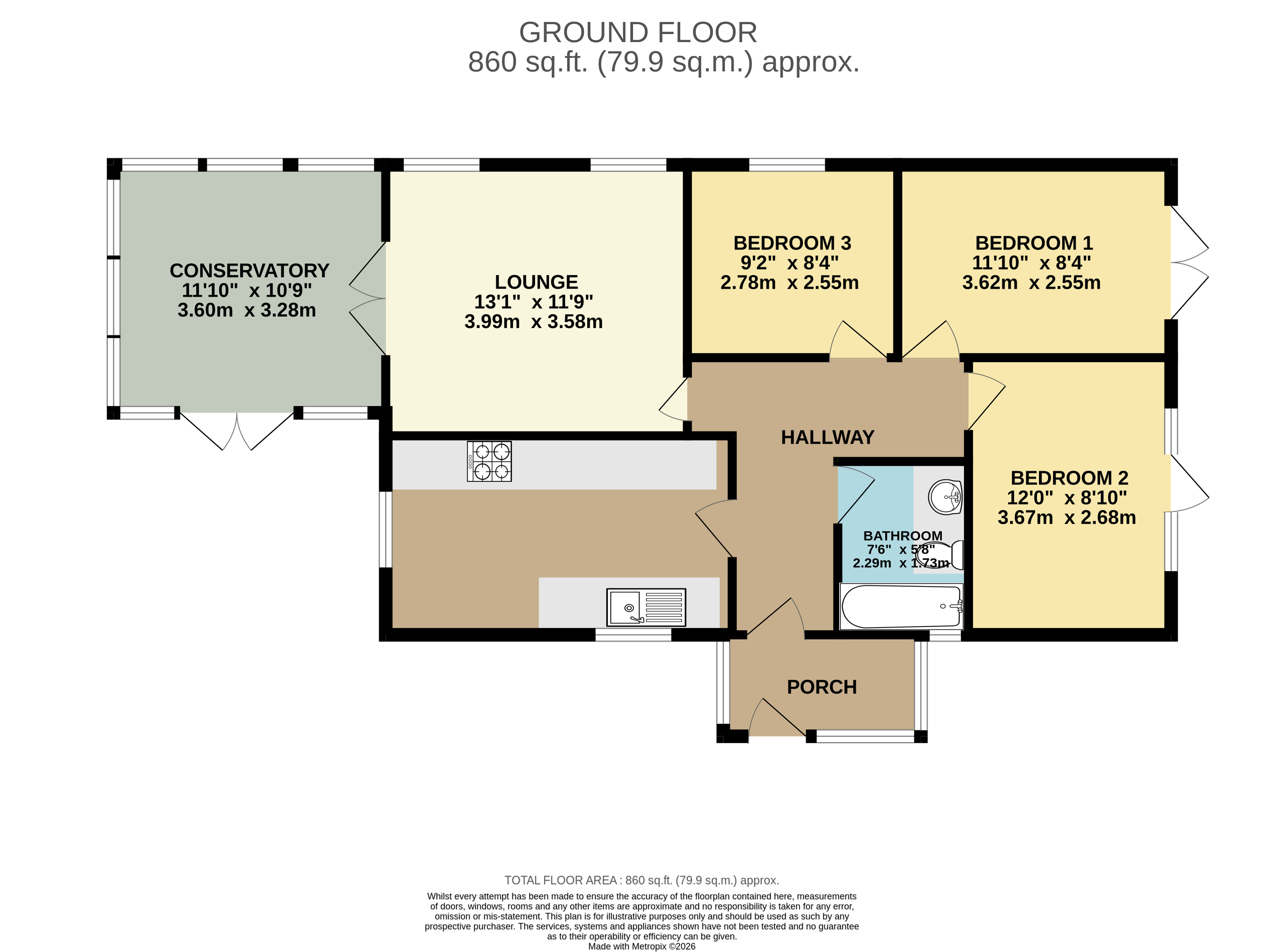 2, Appleby Gardens, Broughton, Brigg floorplan