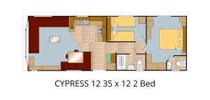 1, Jamieâ€™s Cragg Holiday Park, Welburn floorplan