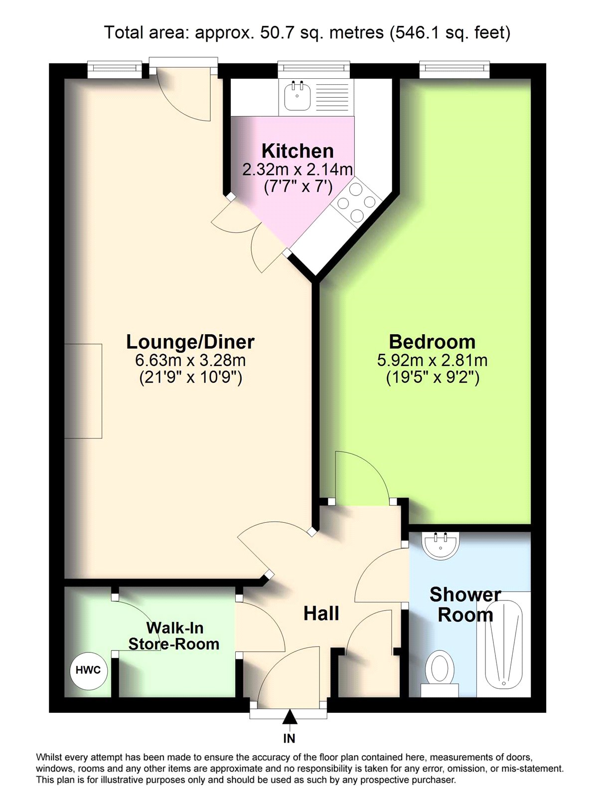 2, Cissbury Court, Worthing floorplan