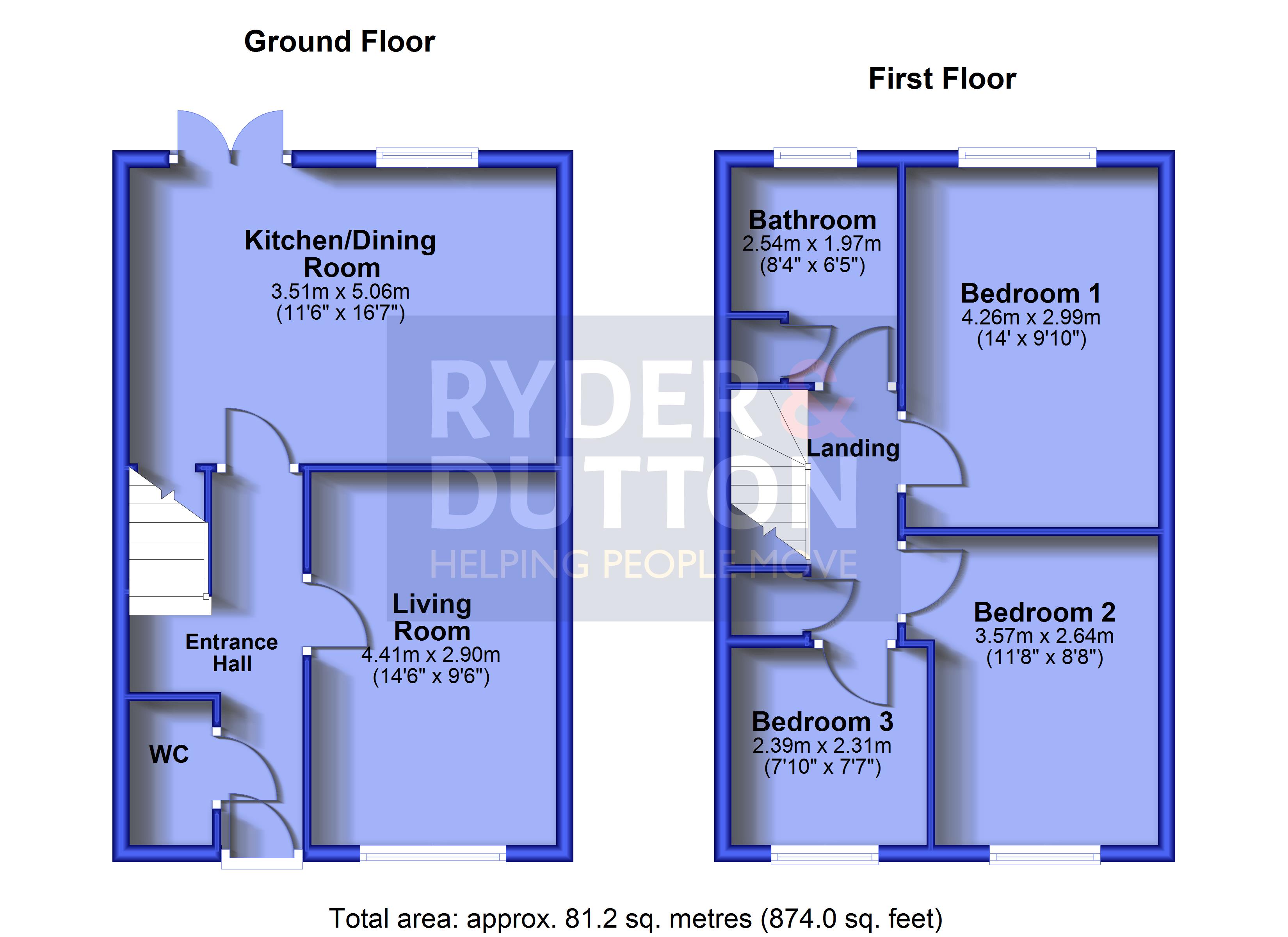 53, Farriers Way, West Yorkshire floorplan
