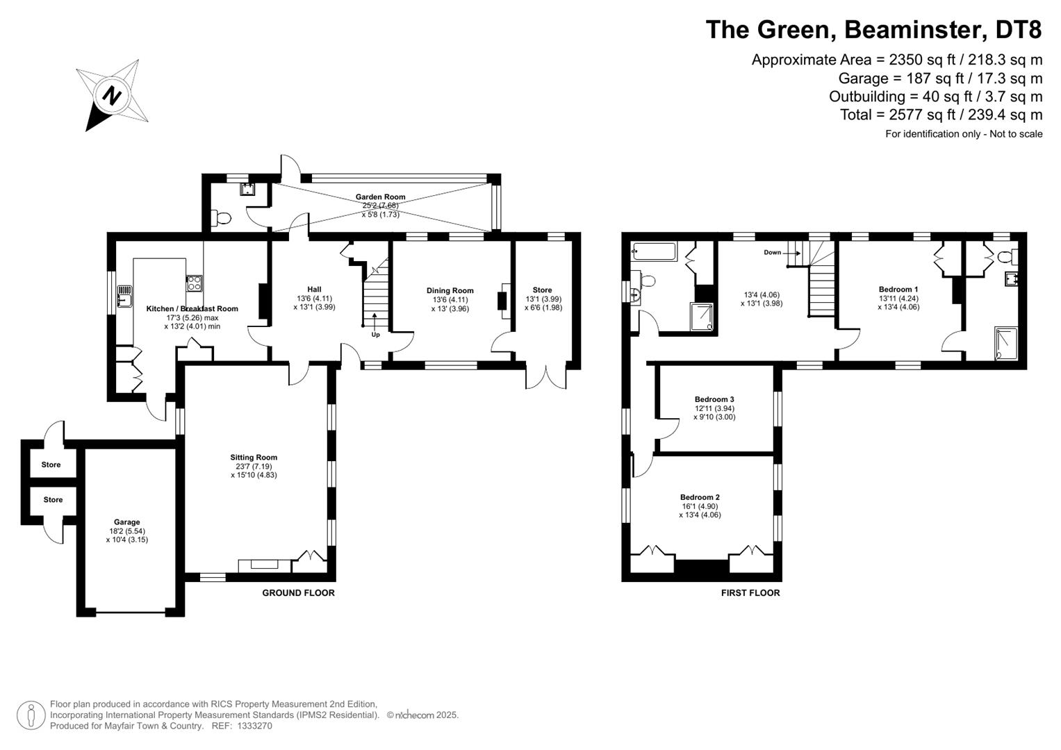 Grey Cottage, The Green, Beaminster floorplan