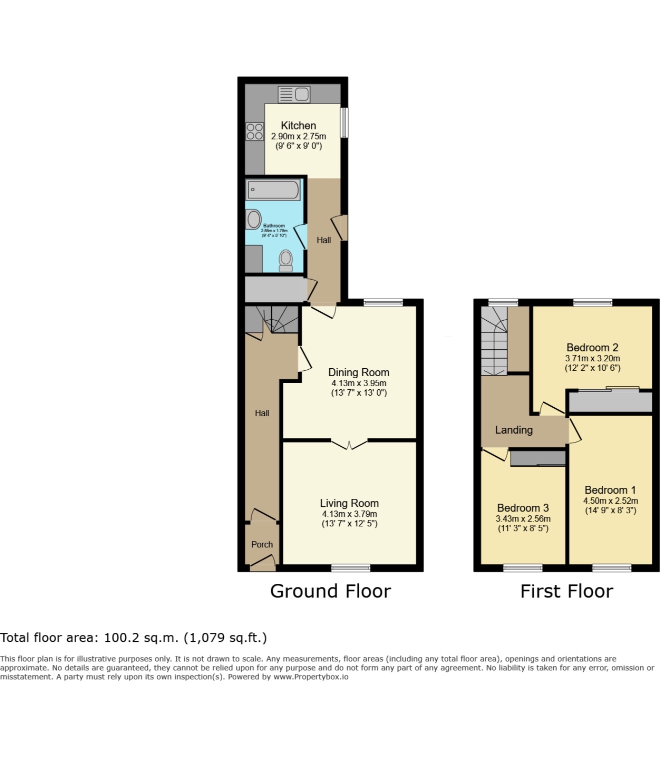 128, Wallace Street, Falkirk floorplan