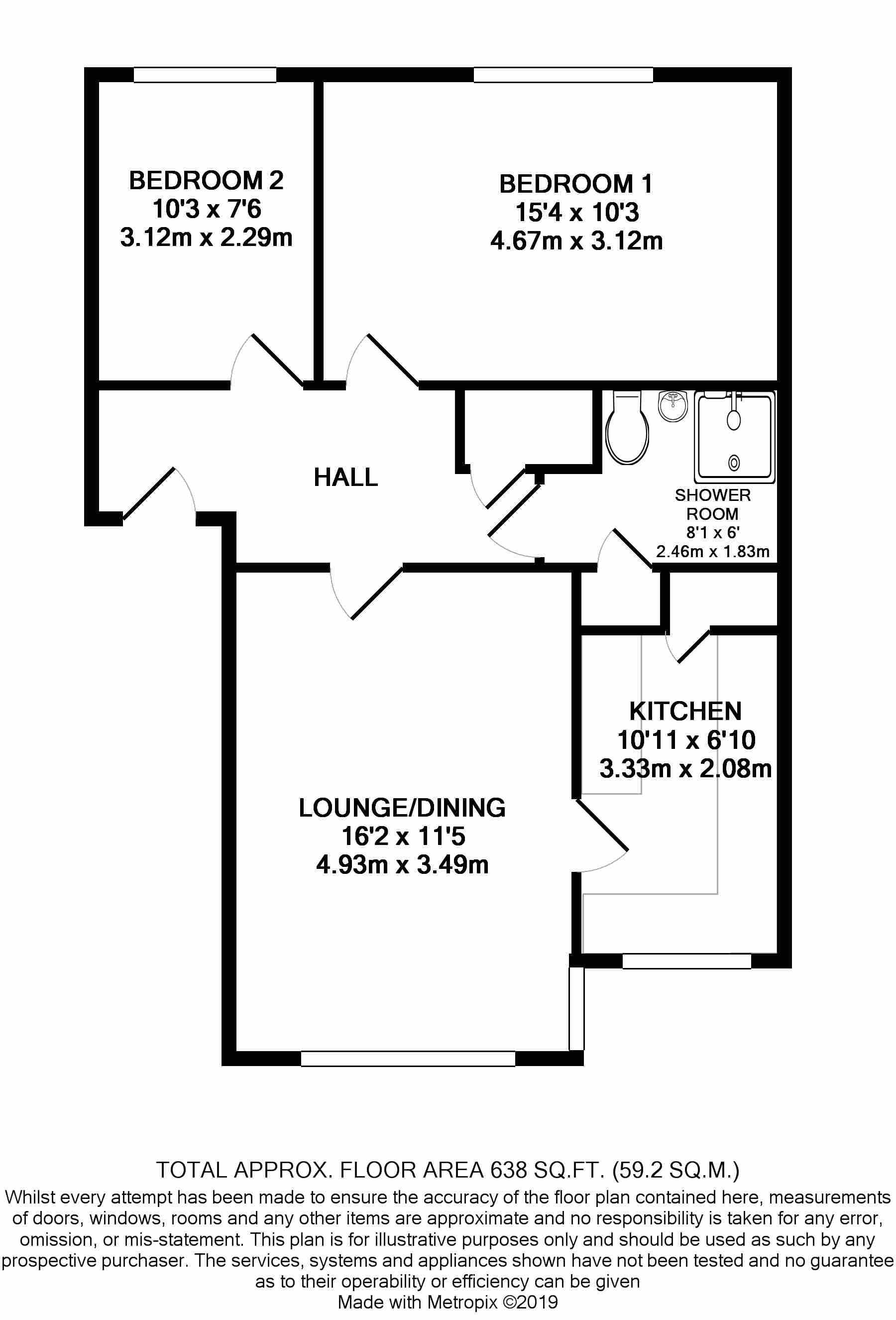 2 Bedrooms Flat for sale in Russell Court, Bardsey LS17