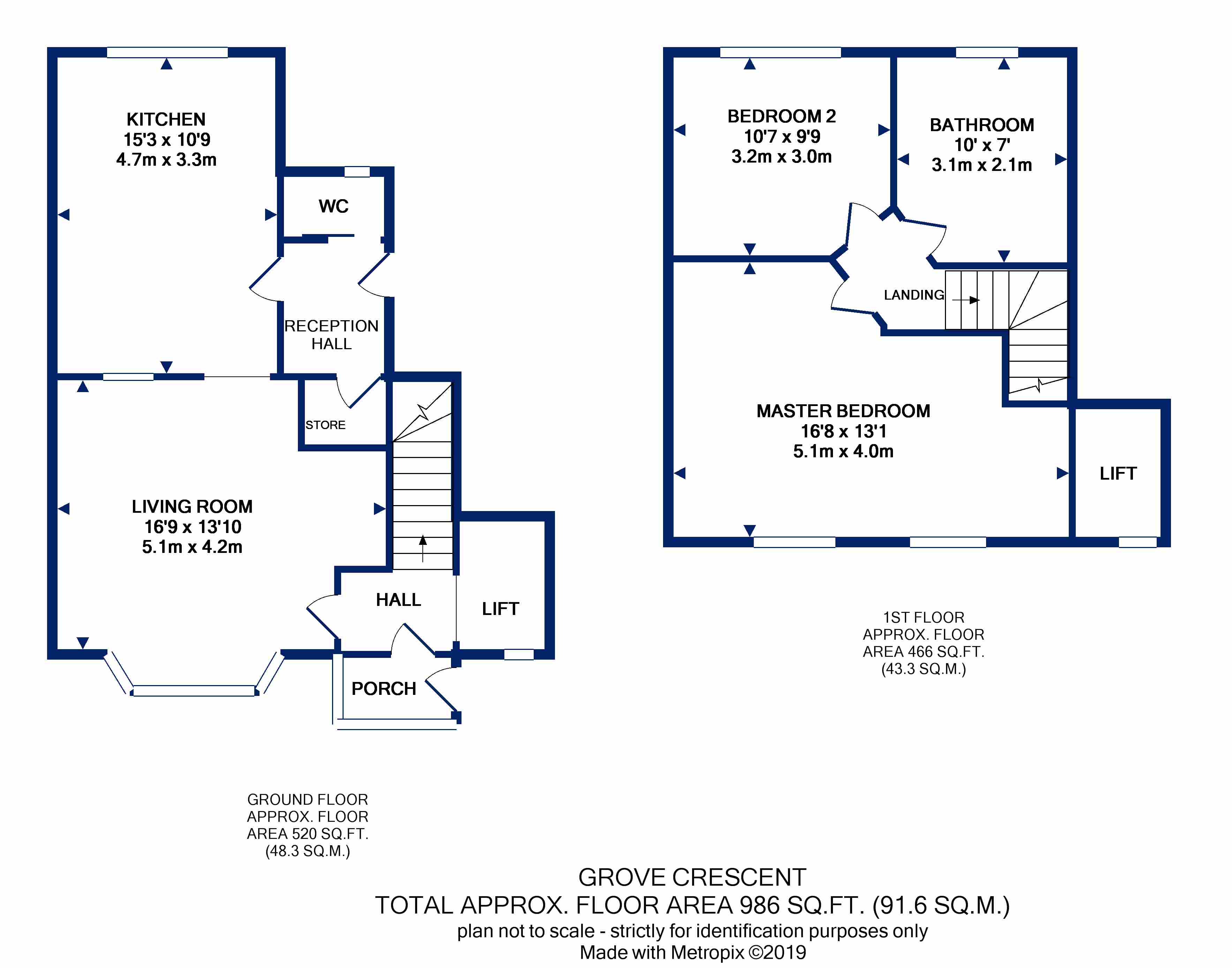 2 Bedrooms Semi-detached house for sale in Grove Crescent, Boston Spa, Wetherby, West Yorkshire LS23