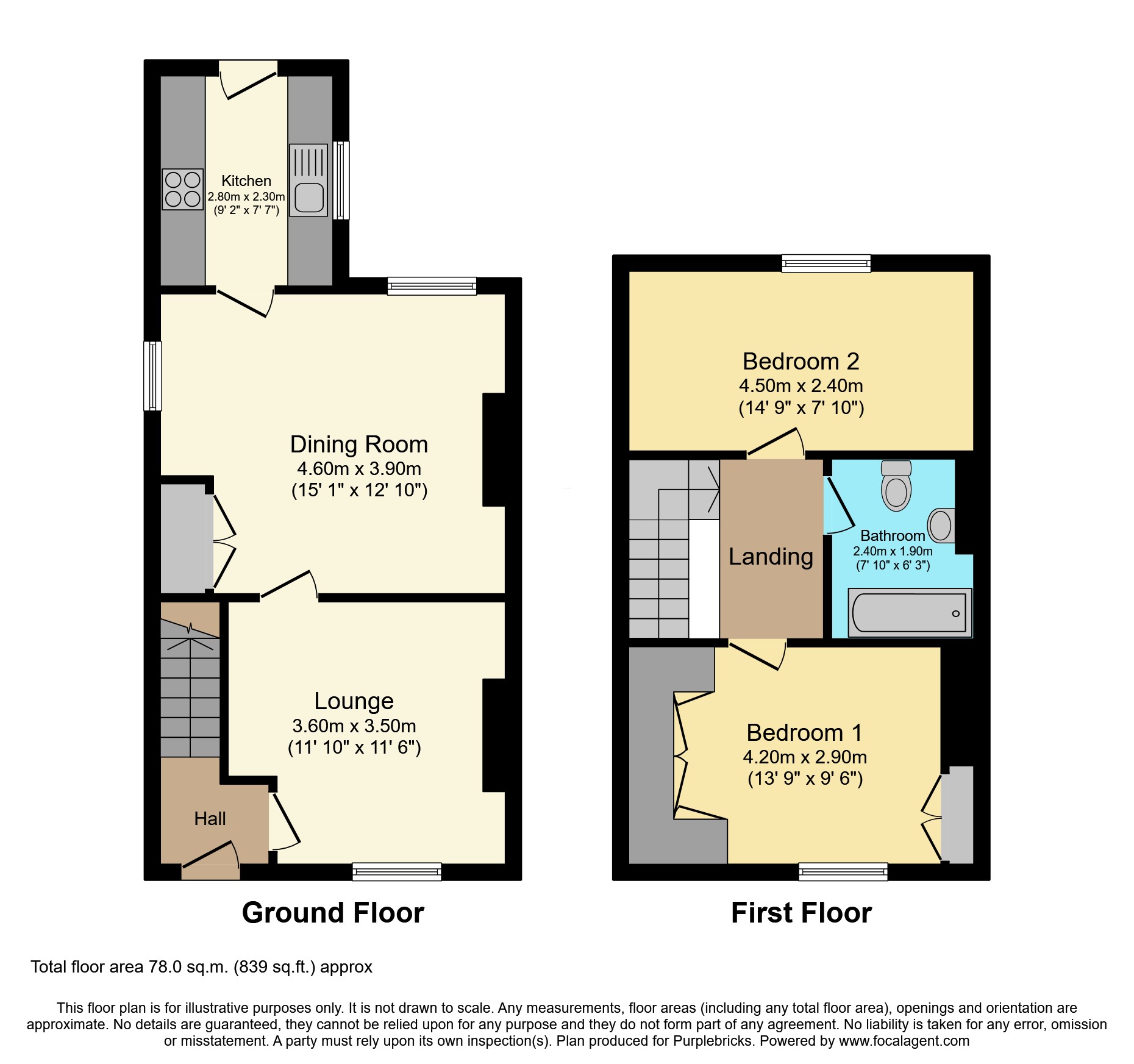 5, Hall Road, Washington floorplan