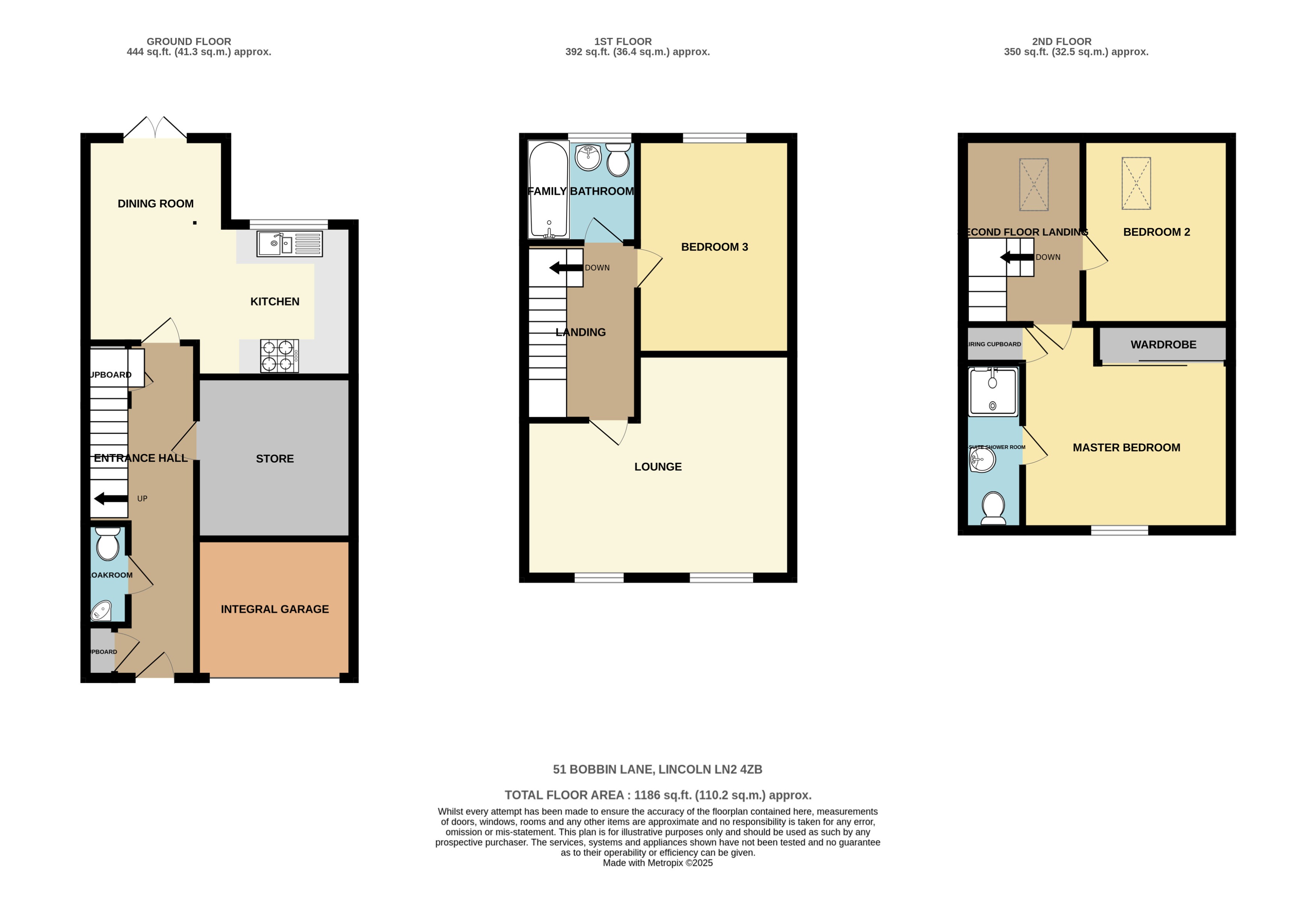 Bobbin Lane, Lincoln floorplan