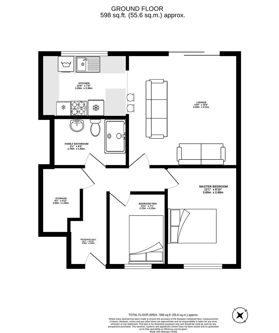 39, Brow Hey, Preston floorplan