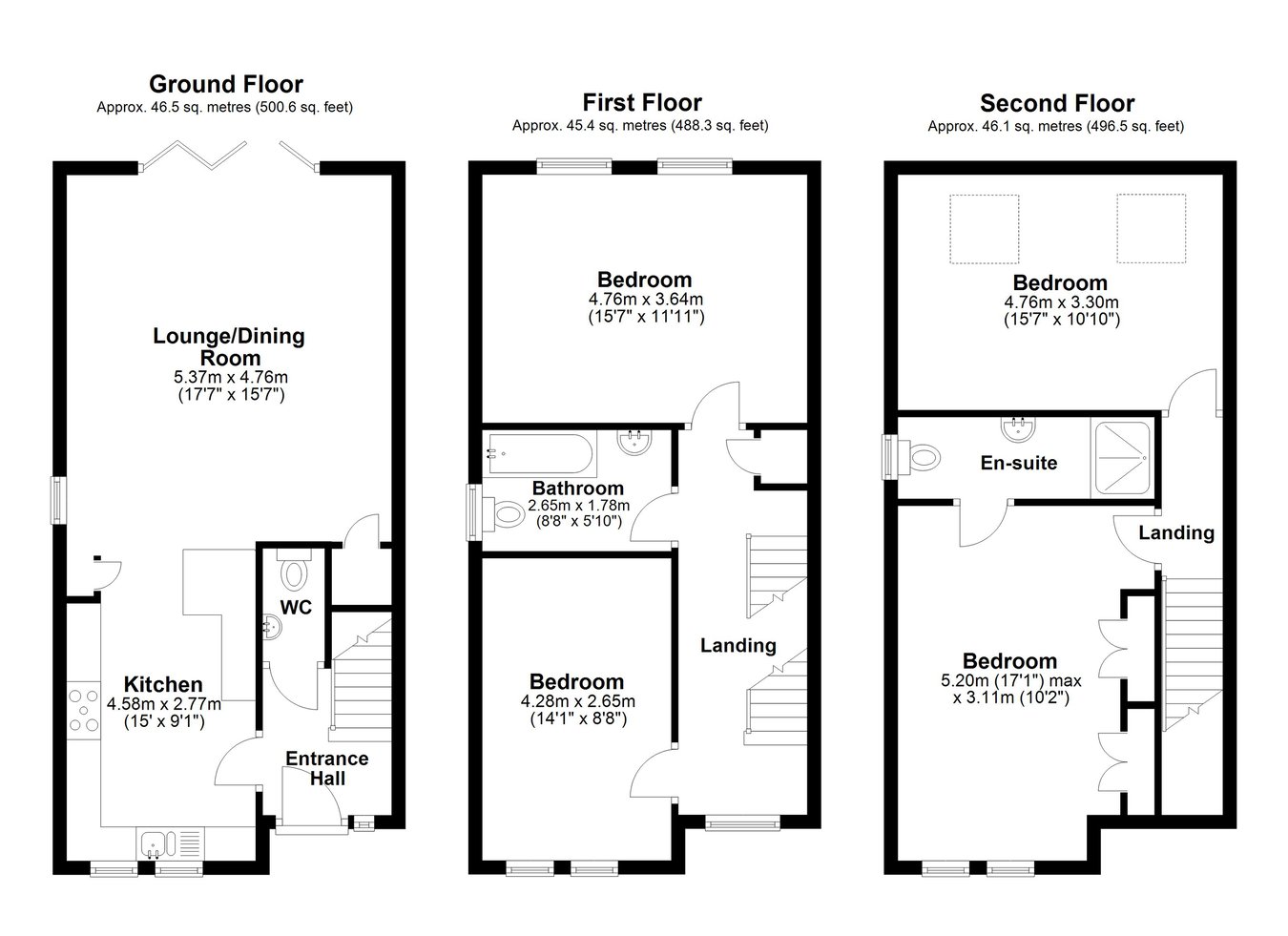 8, St Mary's Place, Ravenlea Road, FOLKESTONE floorplan