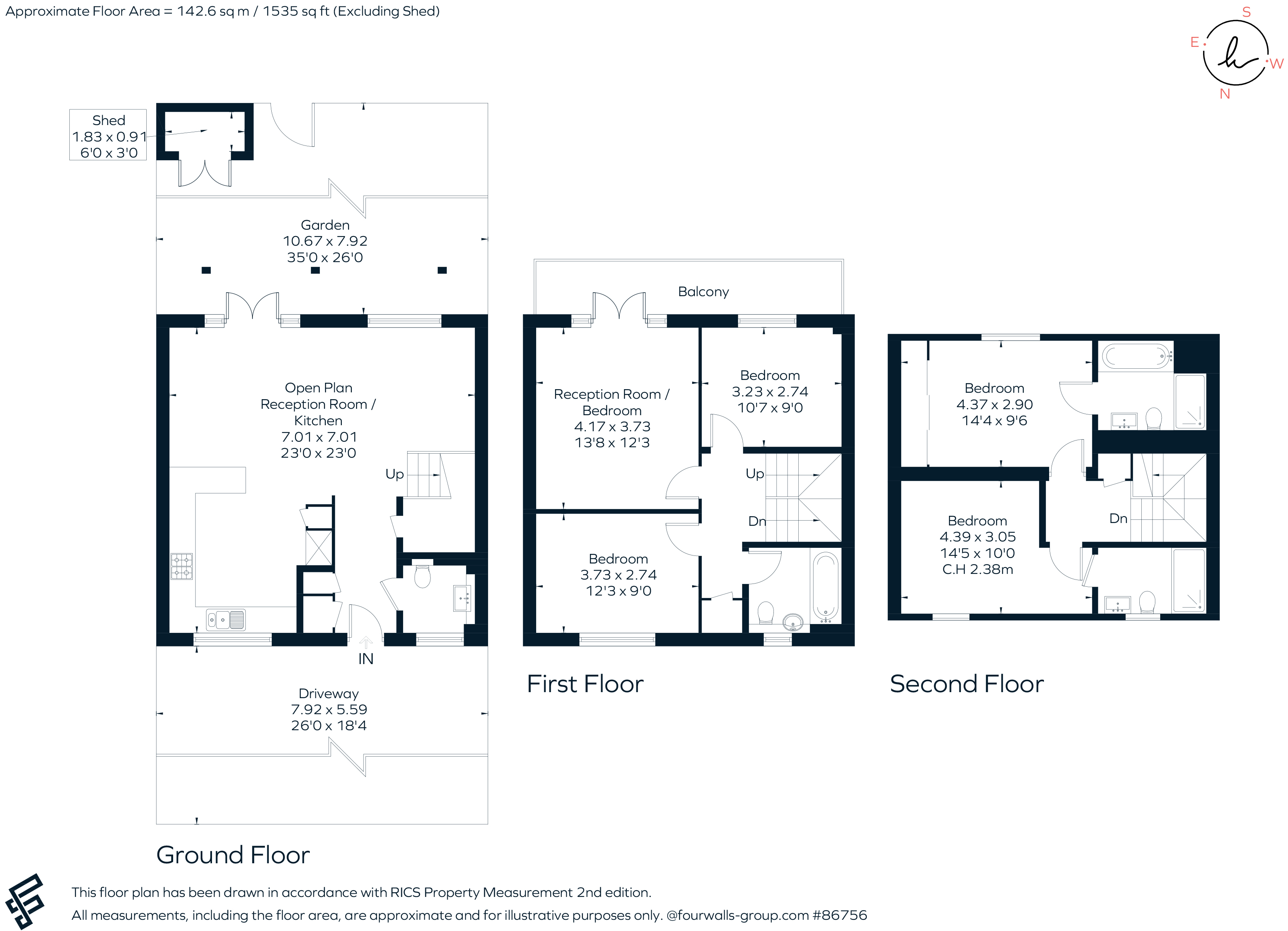 22, Emerald Square, London floorplan