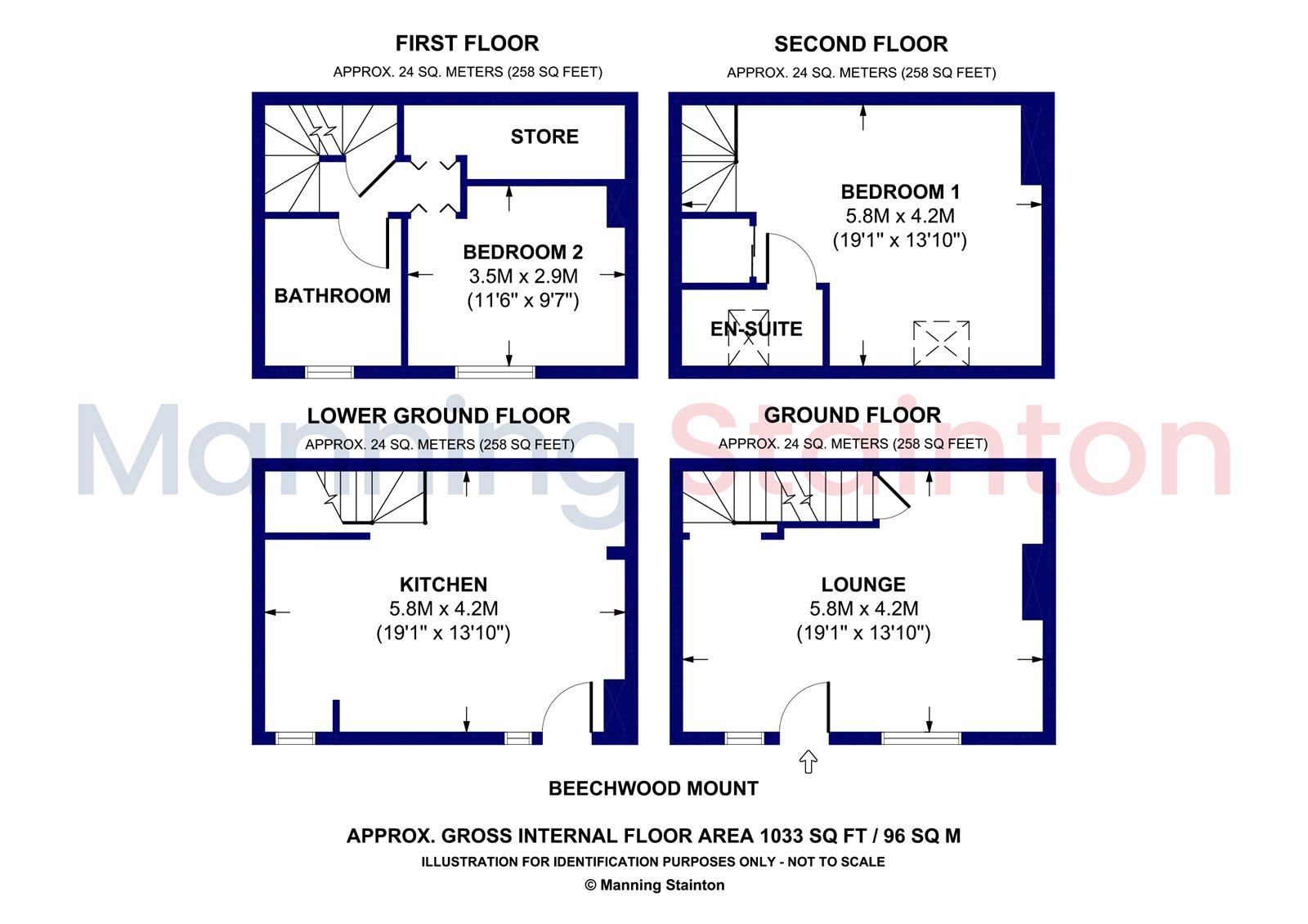 52, Beechwood Mount, West Yorkshire floorplan
