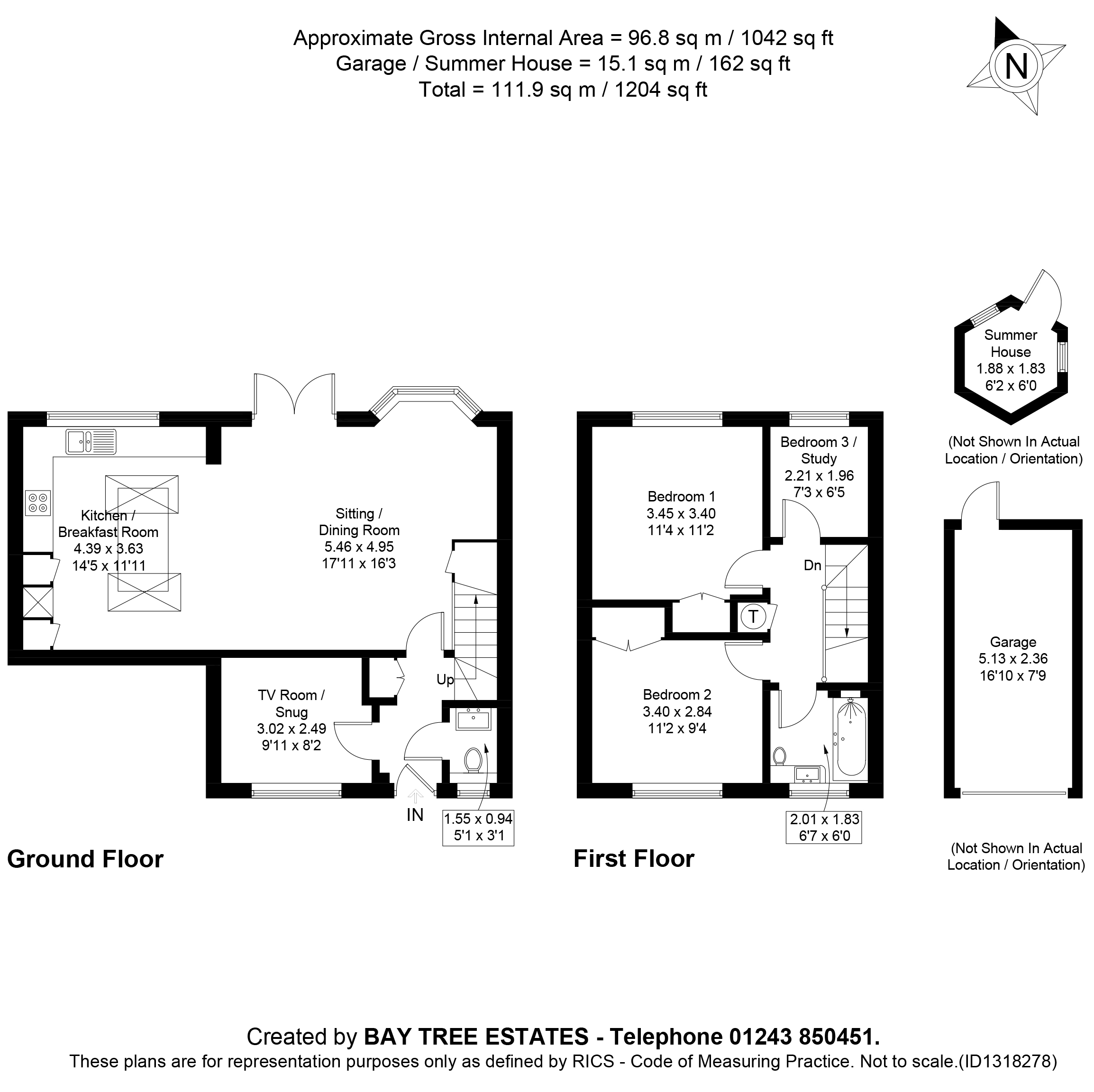 18, Binsted Avenue, Felpham floorplan