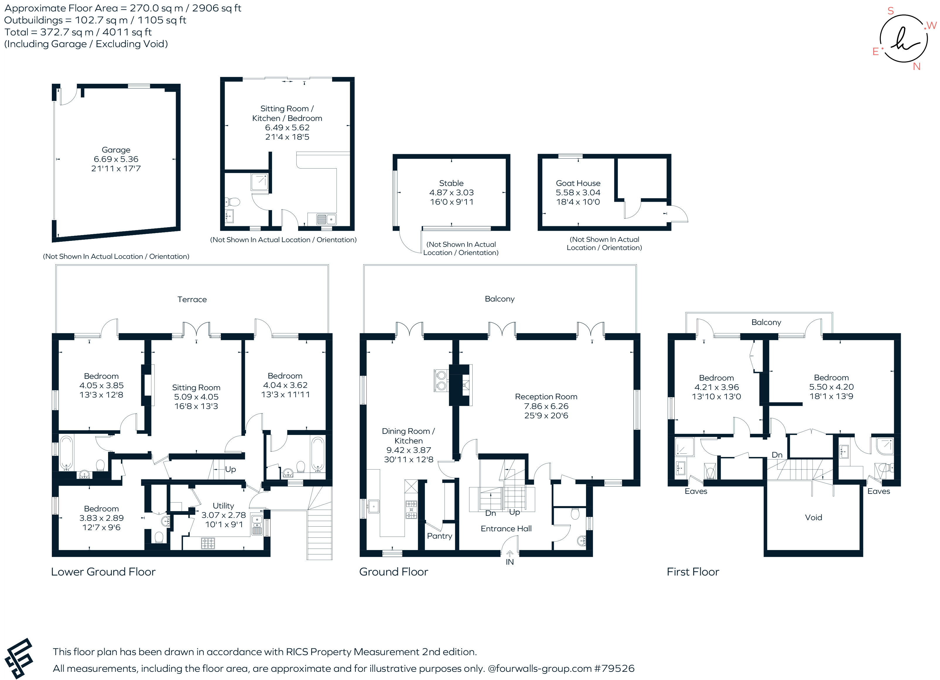 The Squash Court, Lansdown, Bath floorplan