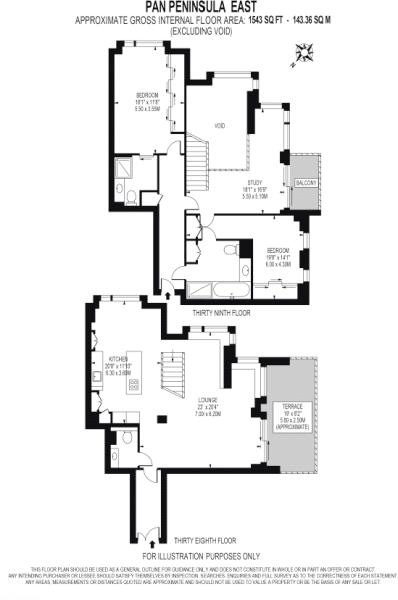 2 Bedrooms Flat to rent in Pan Peninsula Square, Canary Wharf E14