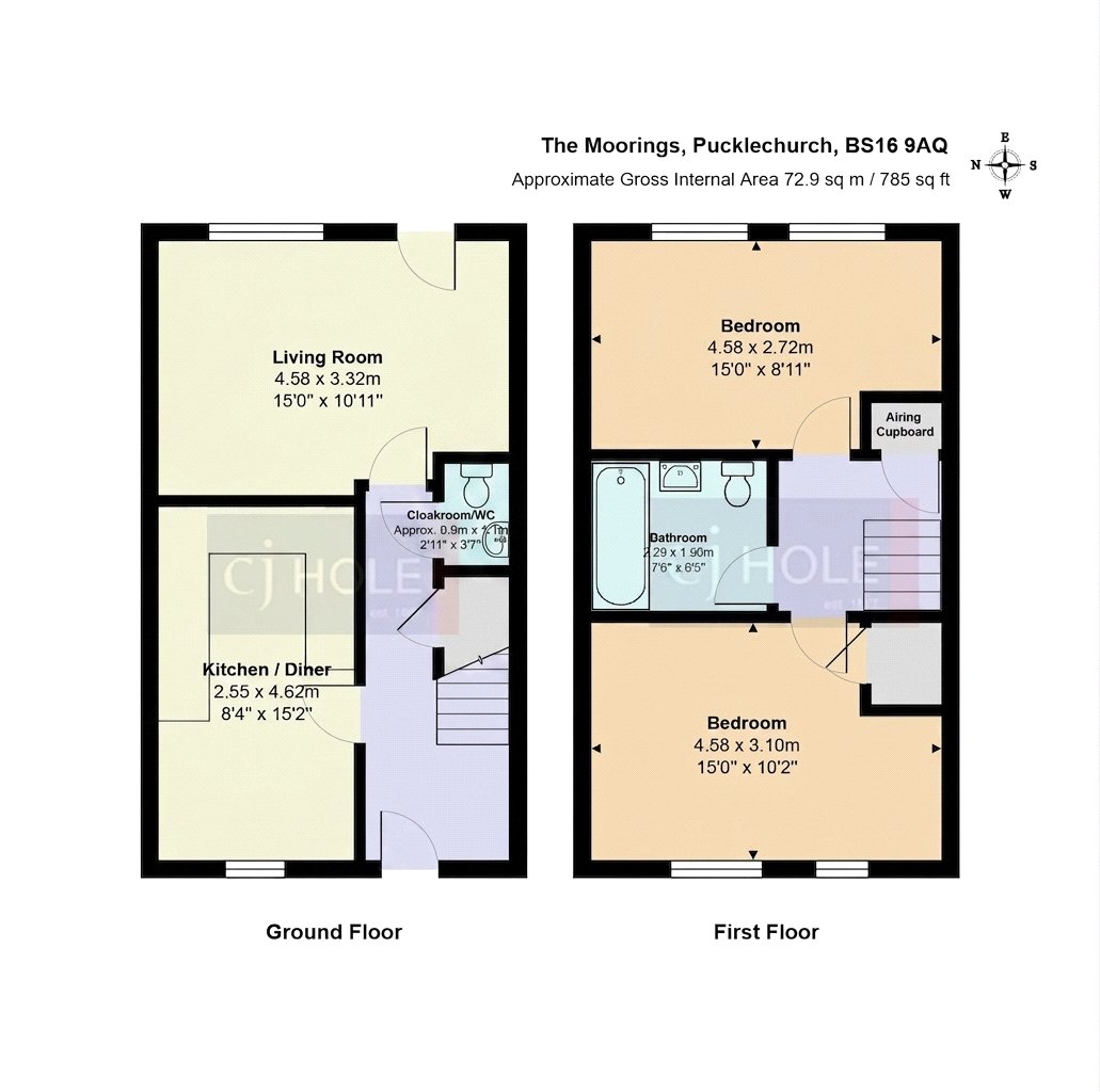 4, The Moorings, Bristol floorplan