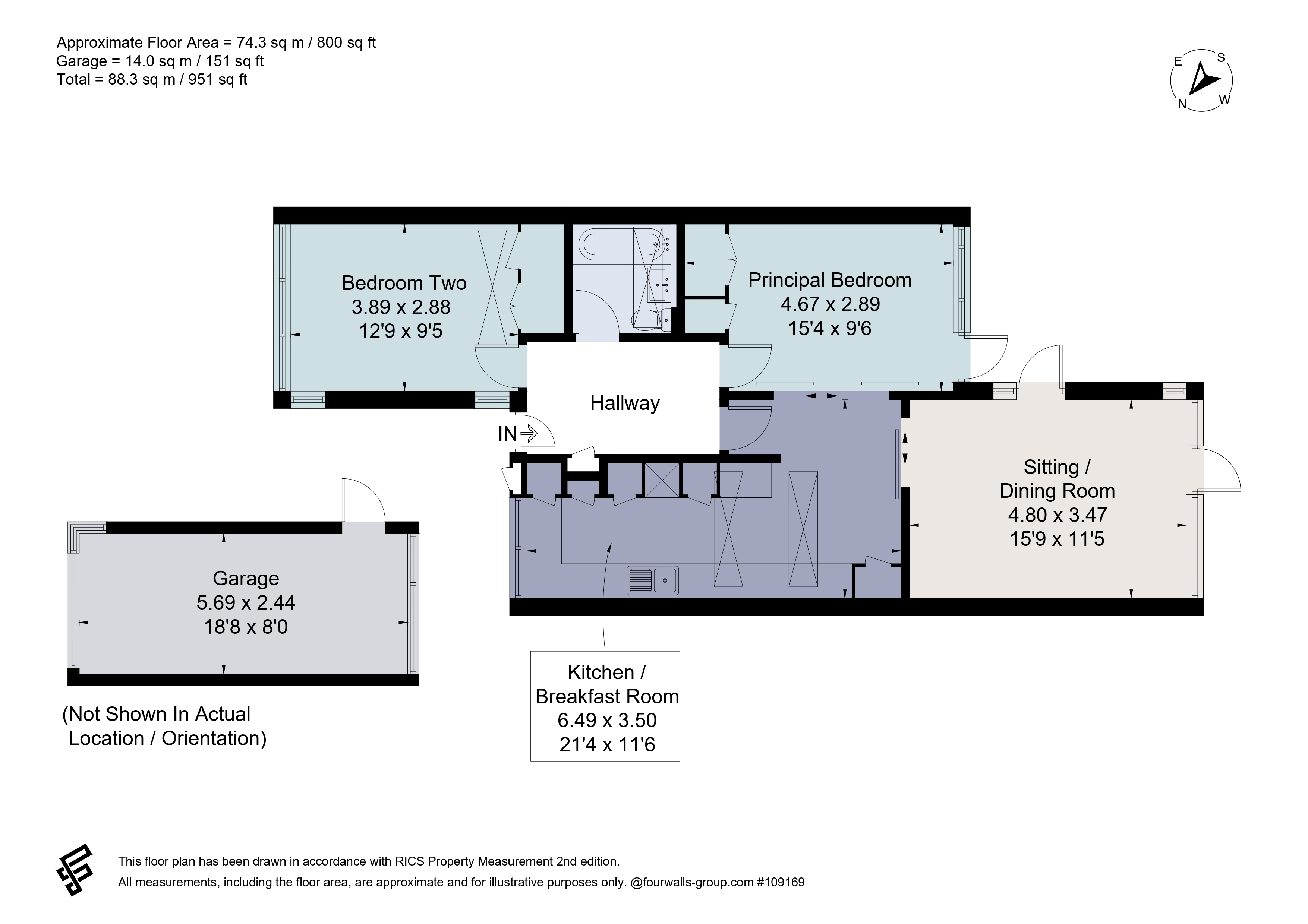 43, The Ryde, Hertfordshire floorplan