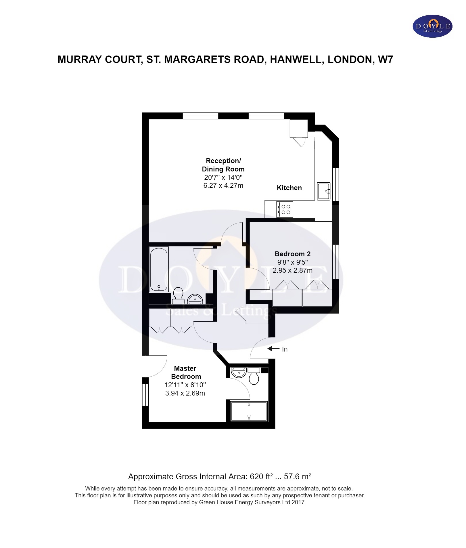 7 Murray Court, St Margaret's Road, London floorplan