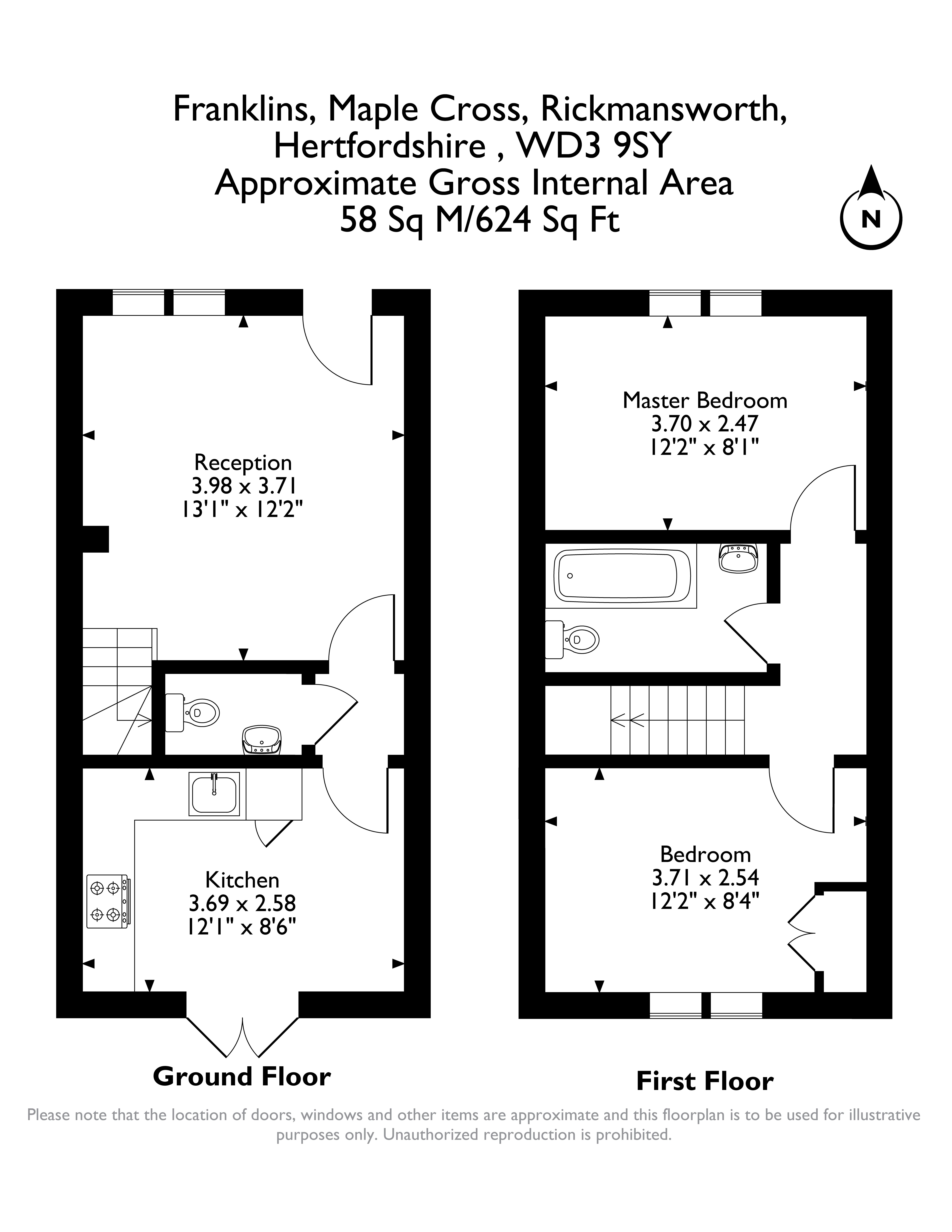 75, Franklins, Maple Cross floorplan