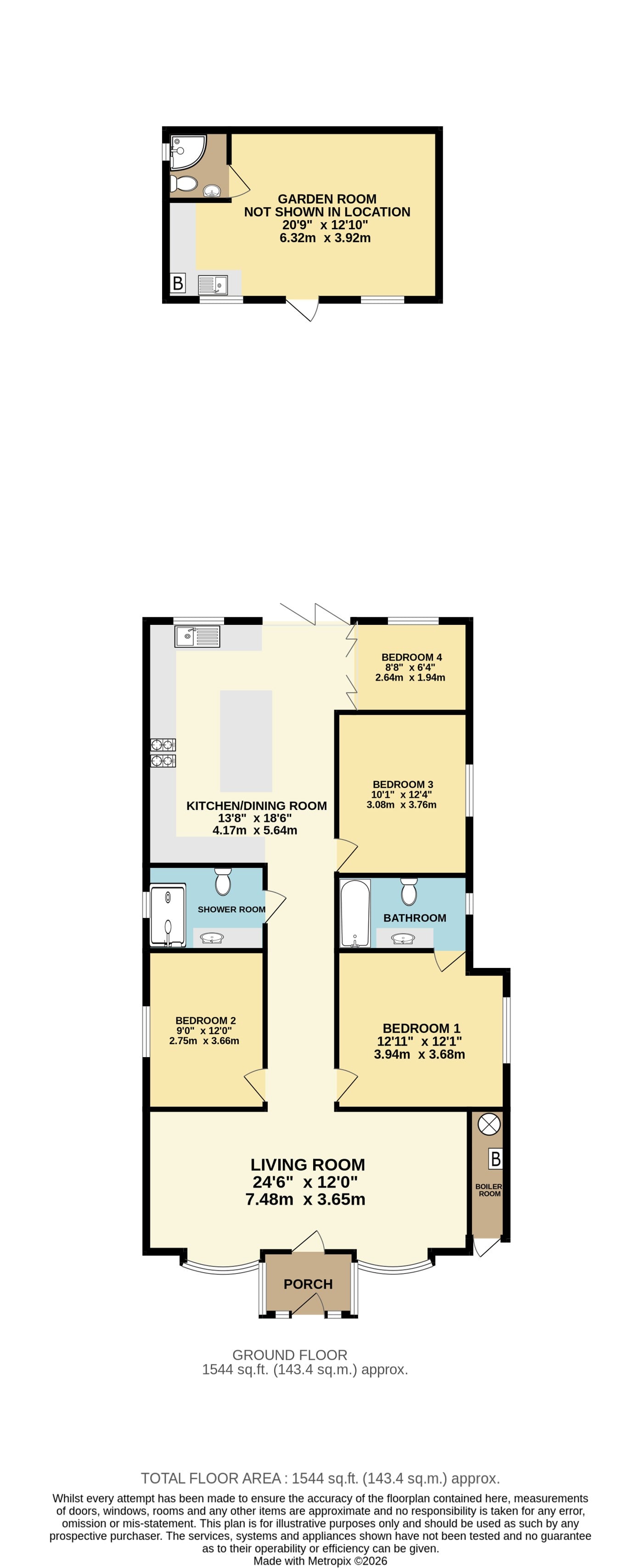 105, School Road, Ashford floorplan