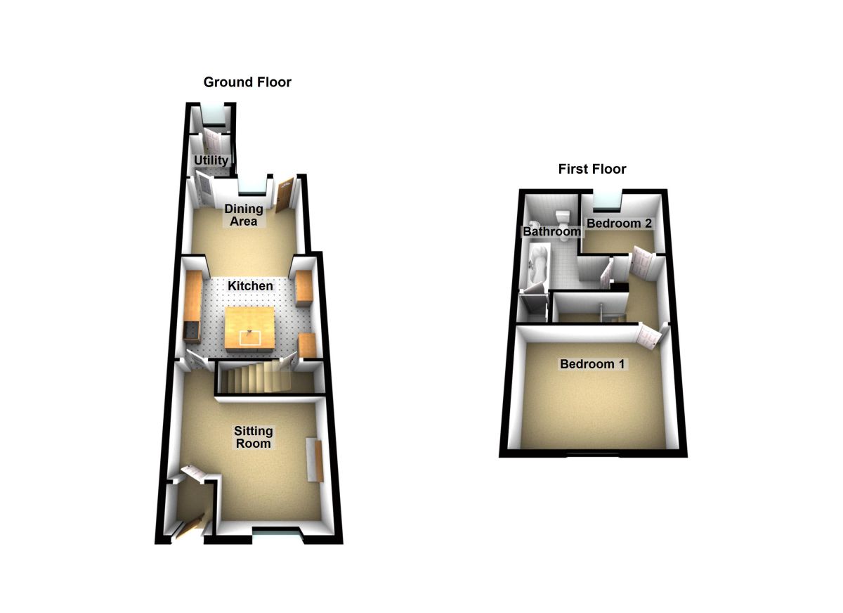 2 Bedrooms Terraced house for sale in Forest Road, Kingswood, Bristol BS15