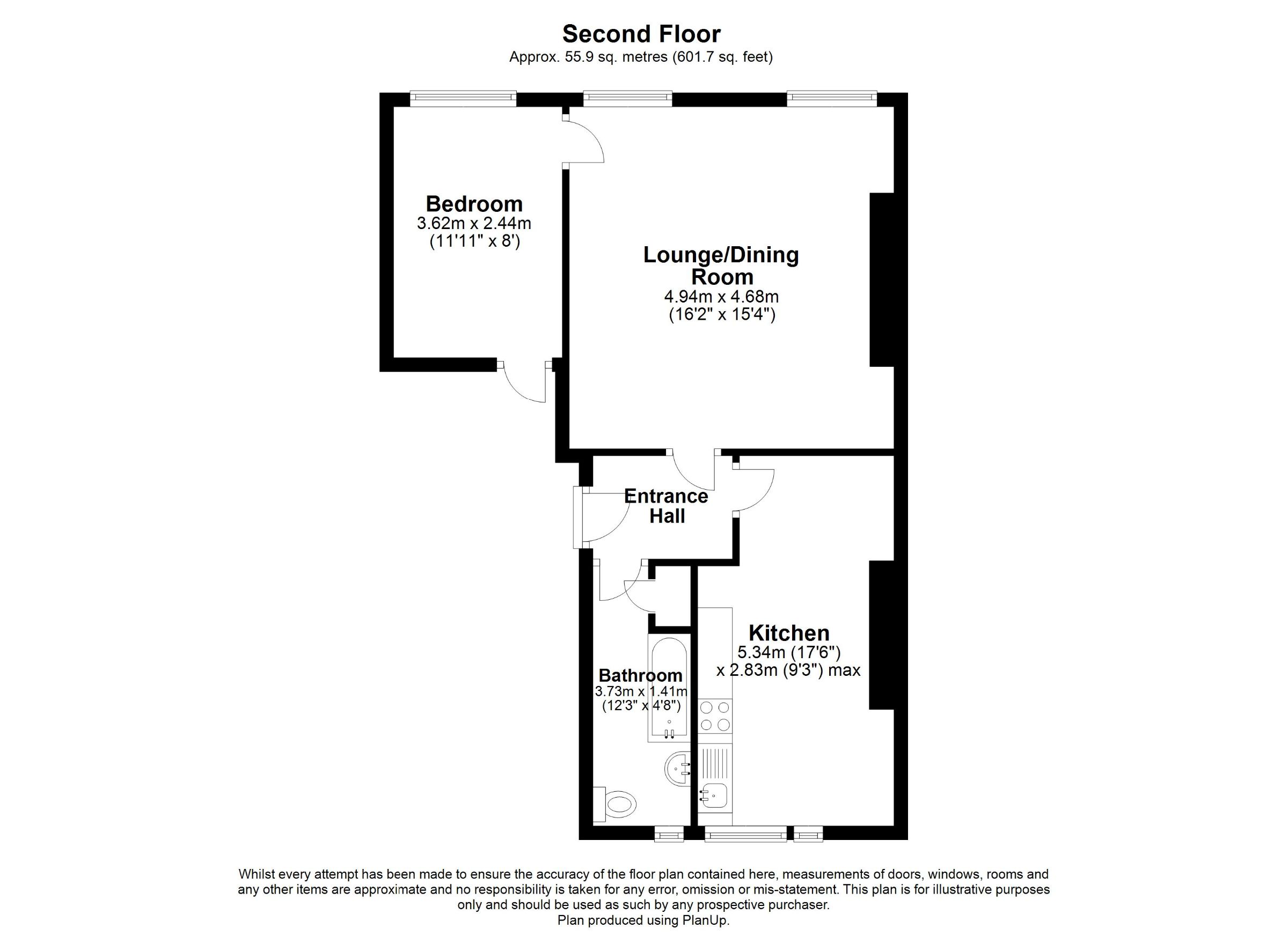 3 Victoria Park, Dover floorplan