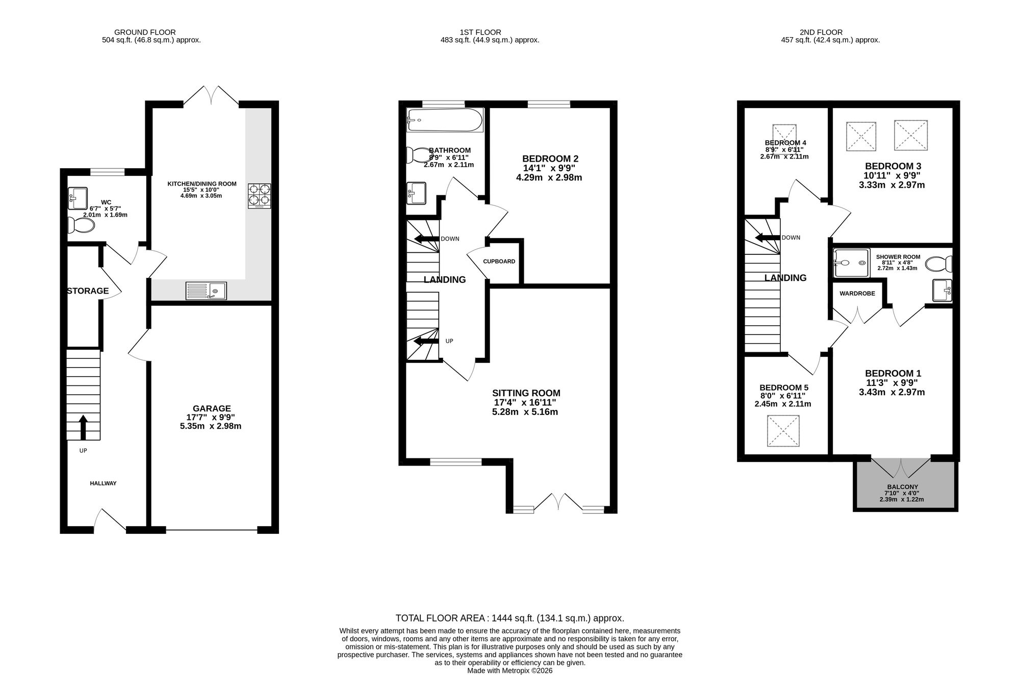 19 Primrose Way, Wilmslow floorplan