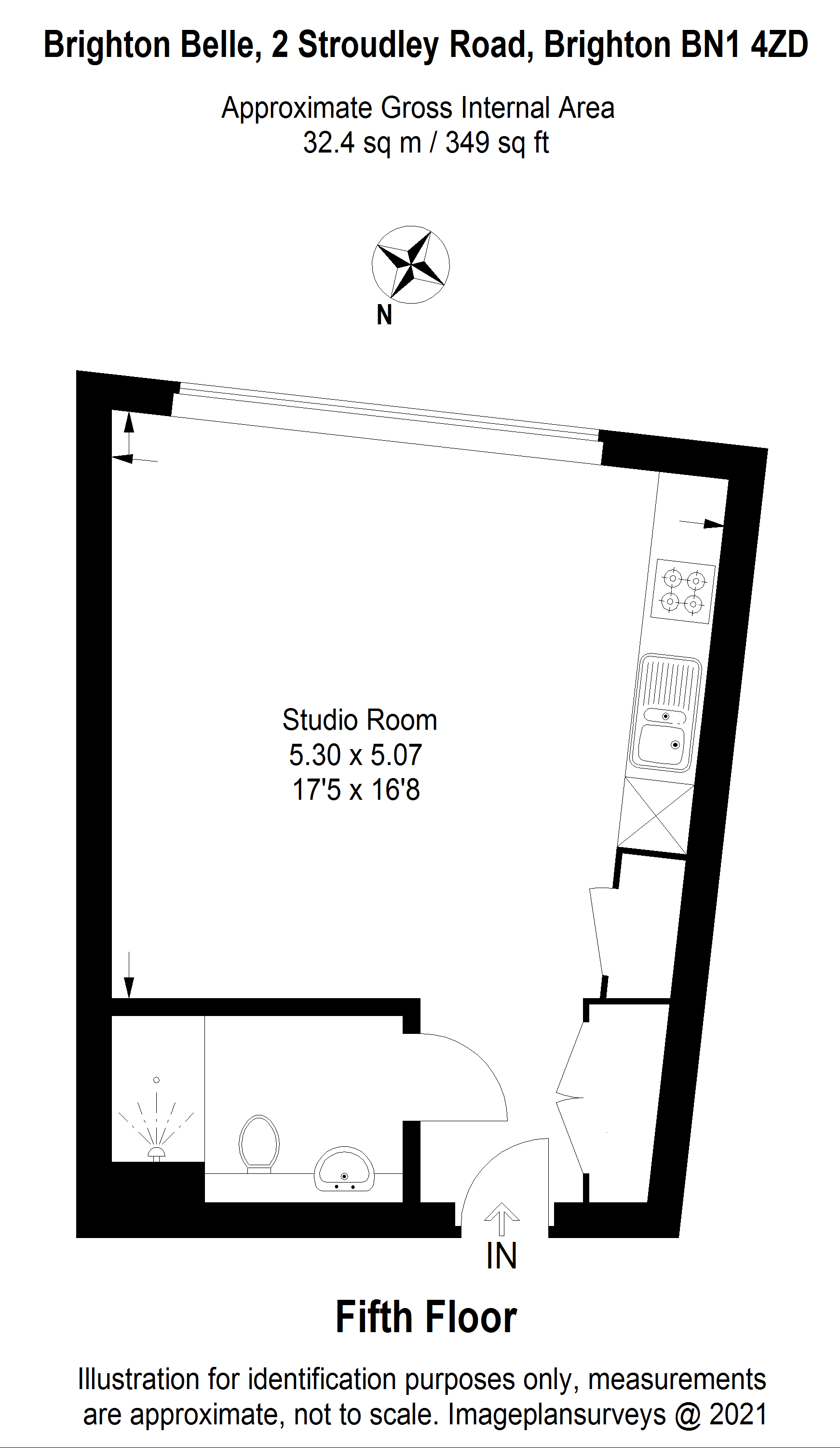 70 Brighton Belle, 2, Stroudley Road, Brighton floorplan