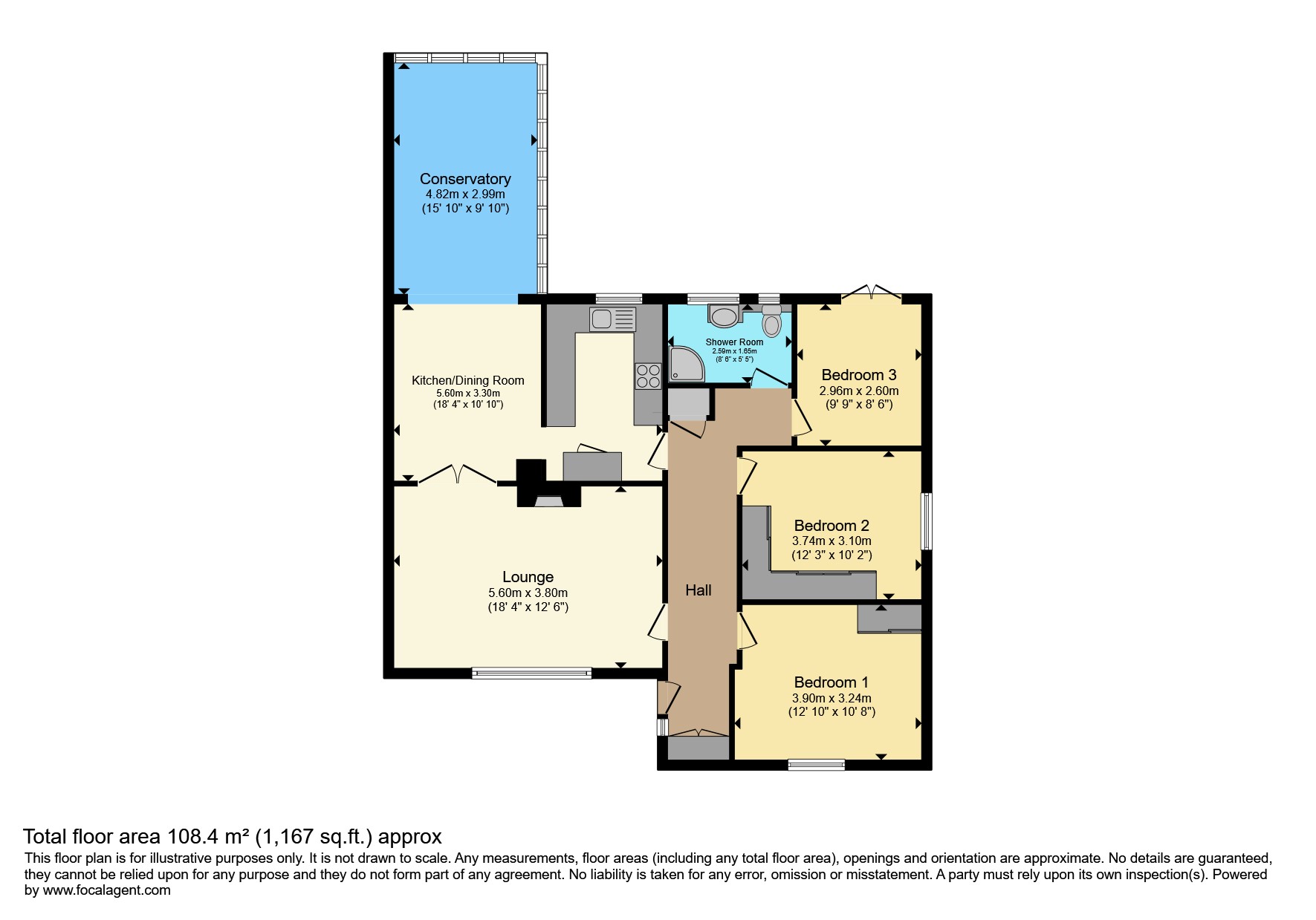 6, Springfield Crescent, Kirk Smeaton, Pontefract floorplan