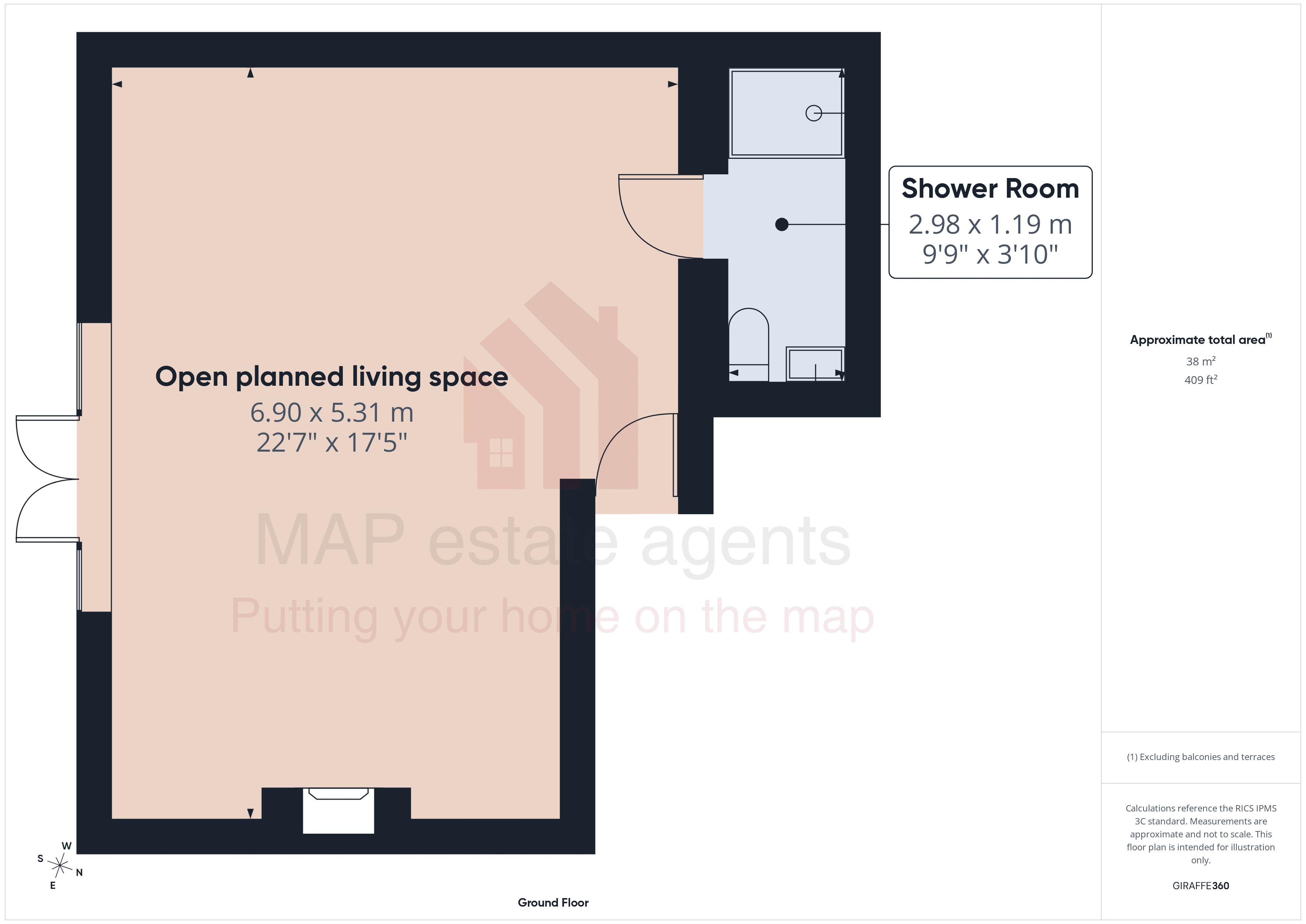 Mica, 6 West Dry Cottages, Carbis Wharf, St. Austell floorplan