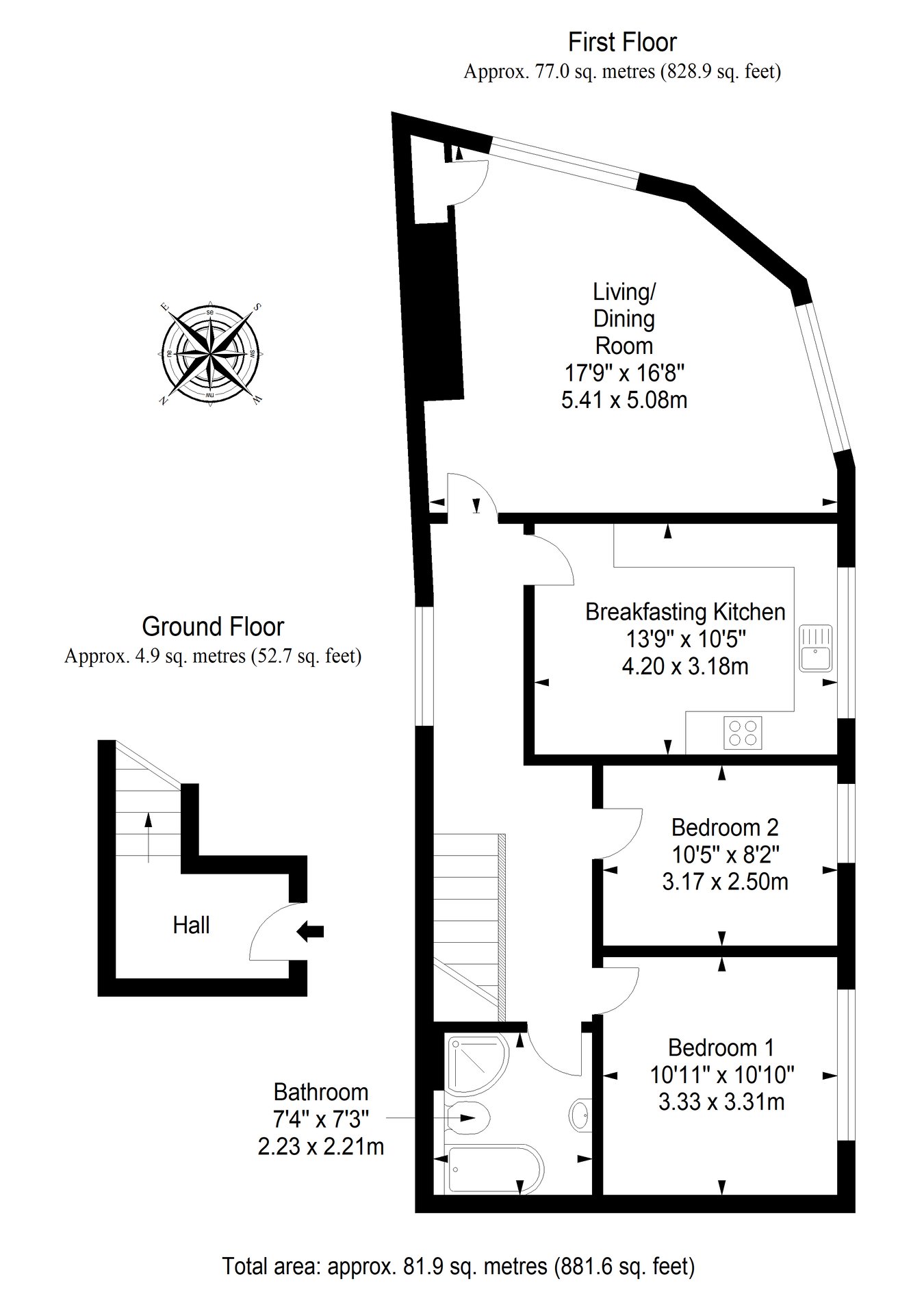 13a, Water Wynd, Anstruther floorplan
