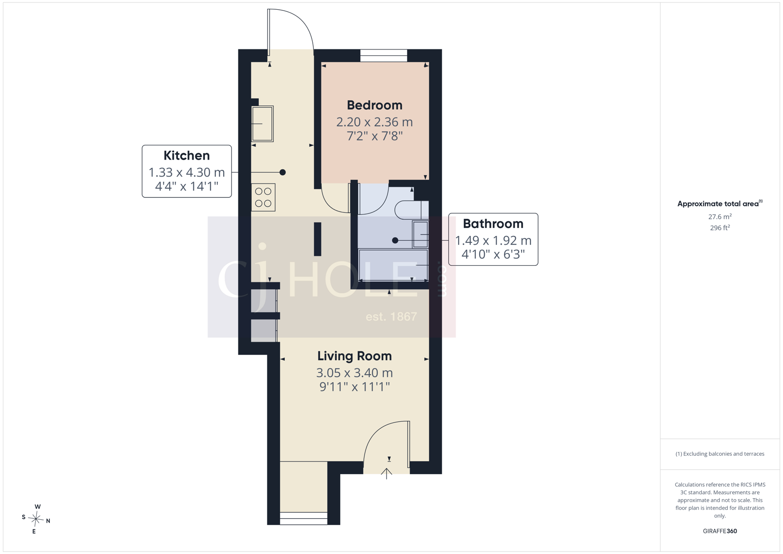 332, Oaktree Crescent, Bristol floorplan