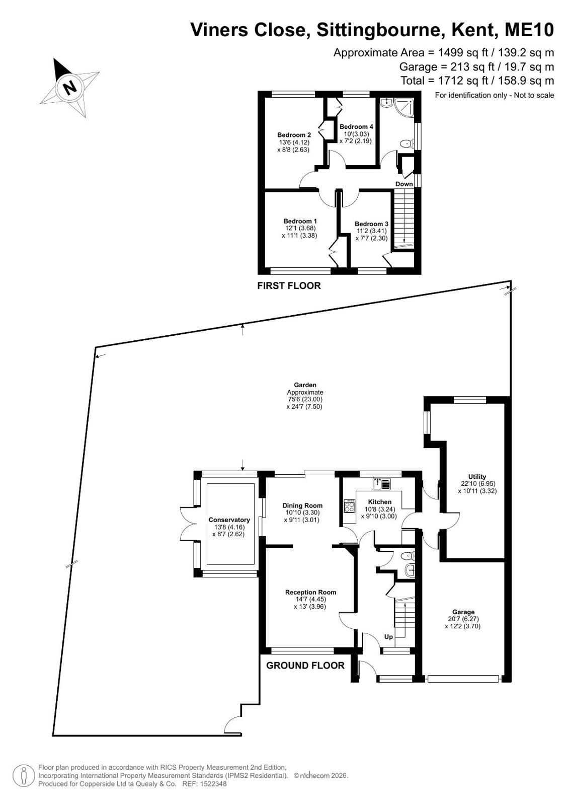 4, Viners Close, Kent floorplan