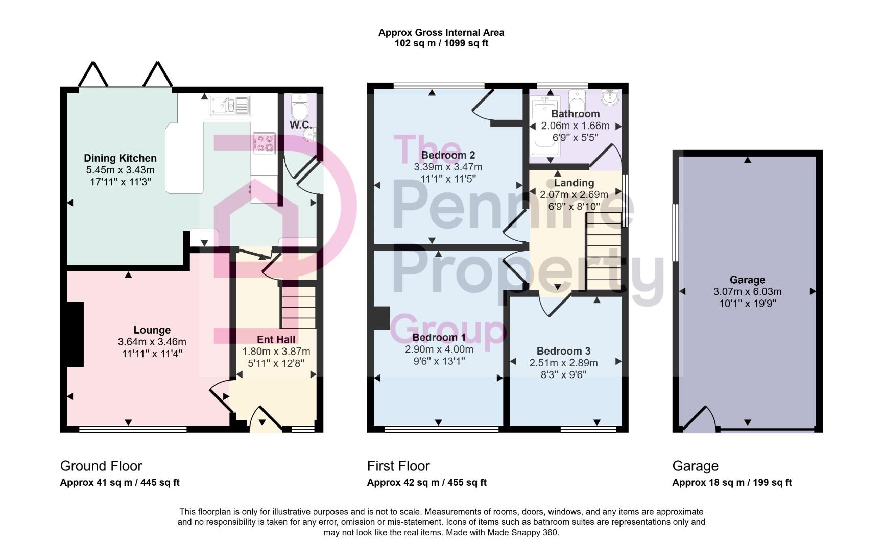 21, Gledhill Avenue, Sheffield floorplan