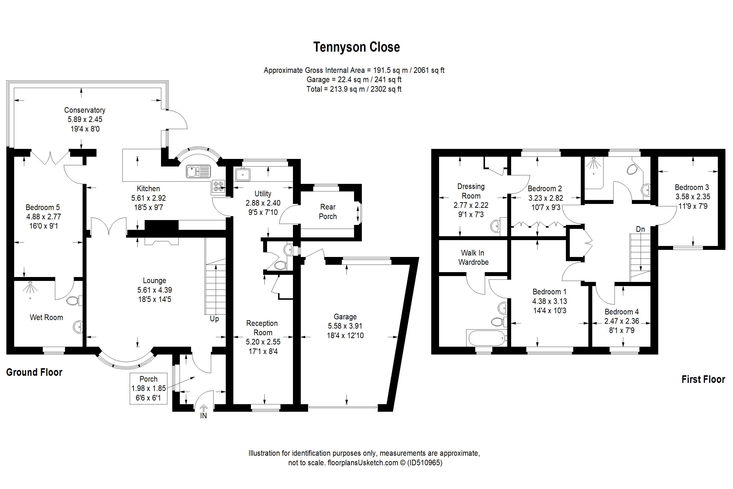 5 Bedrooms Detached house to rent in Tennyson Close, Banbury, Oxfordshire OX16