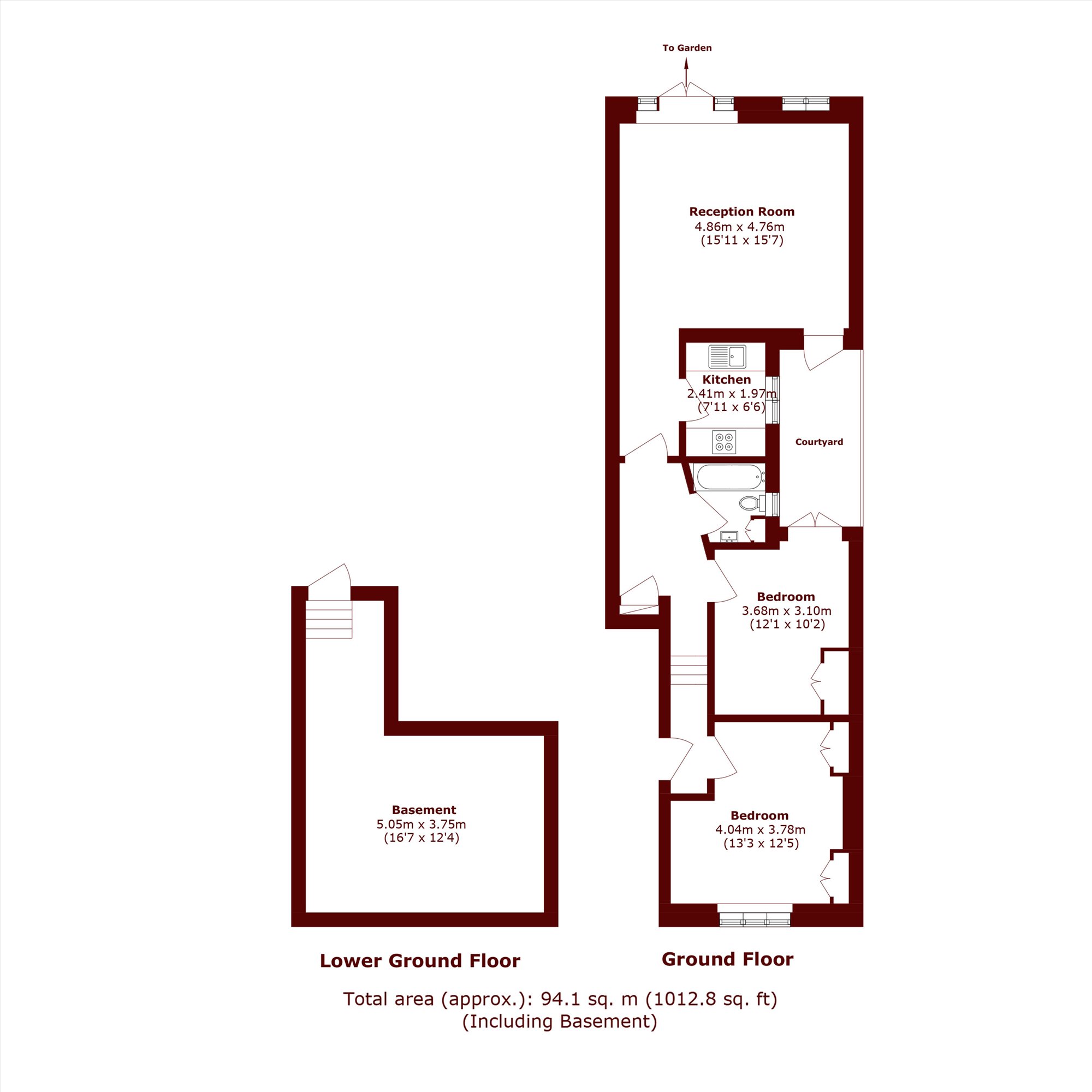 Racton Road, London floorplan