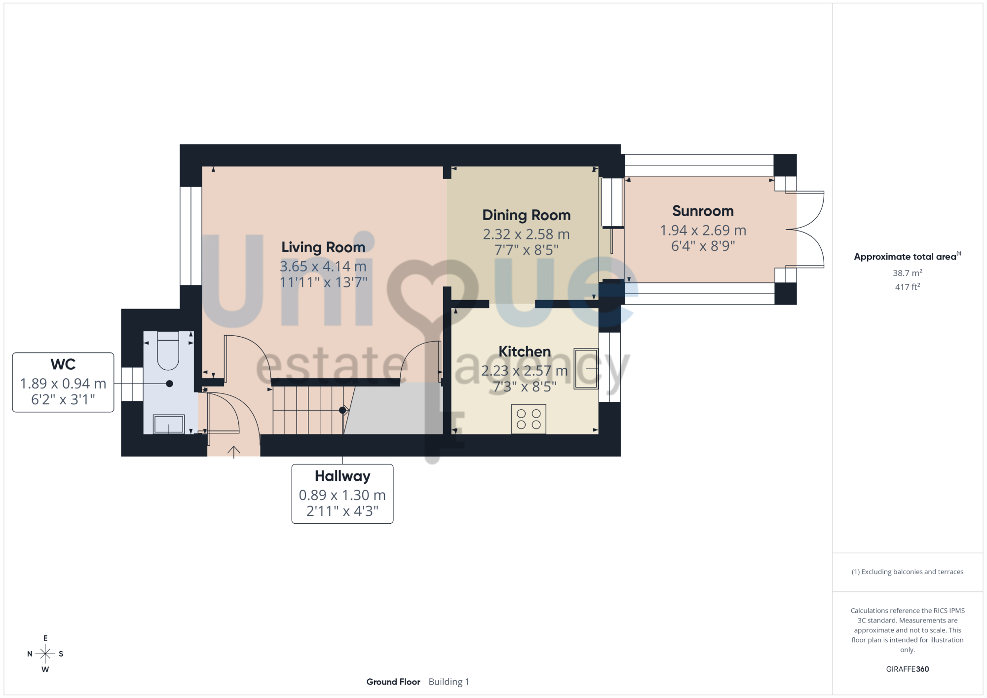43, Roseacre Drive, Elswick floorplan