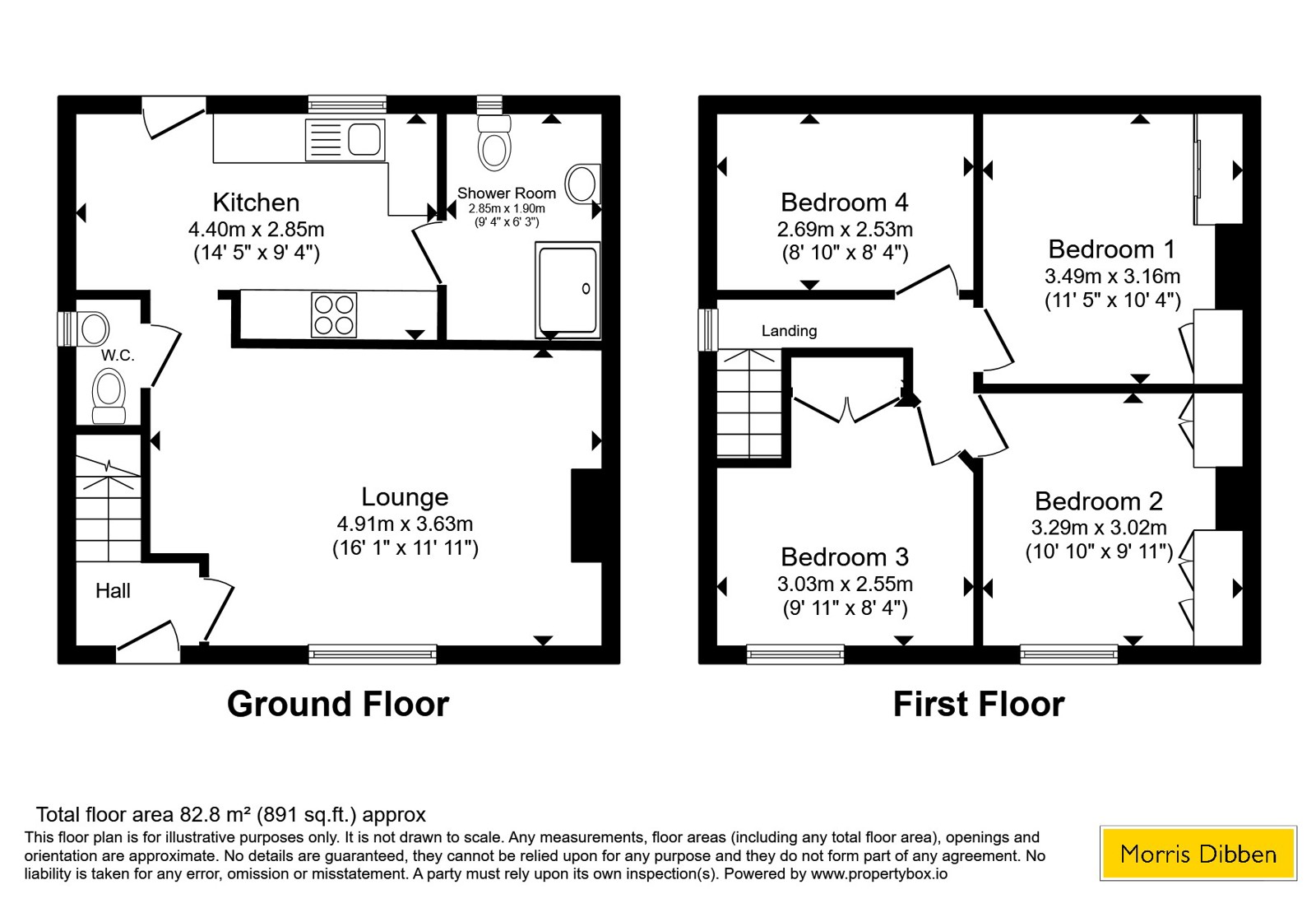 45, Woodcote Road, Hampshire floorplan