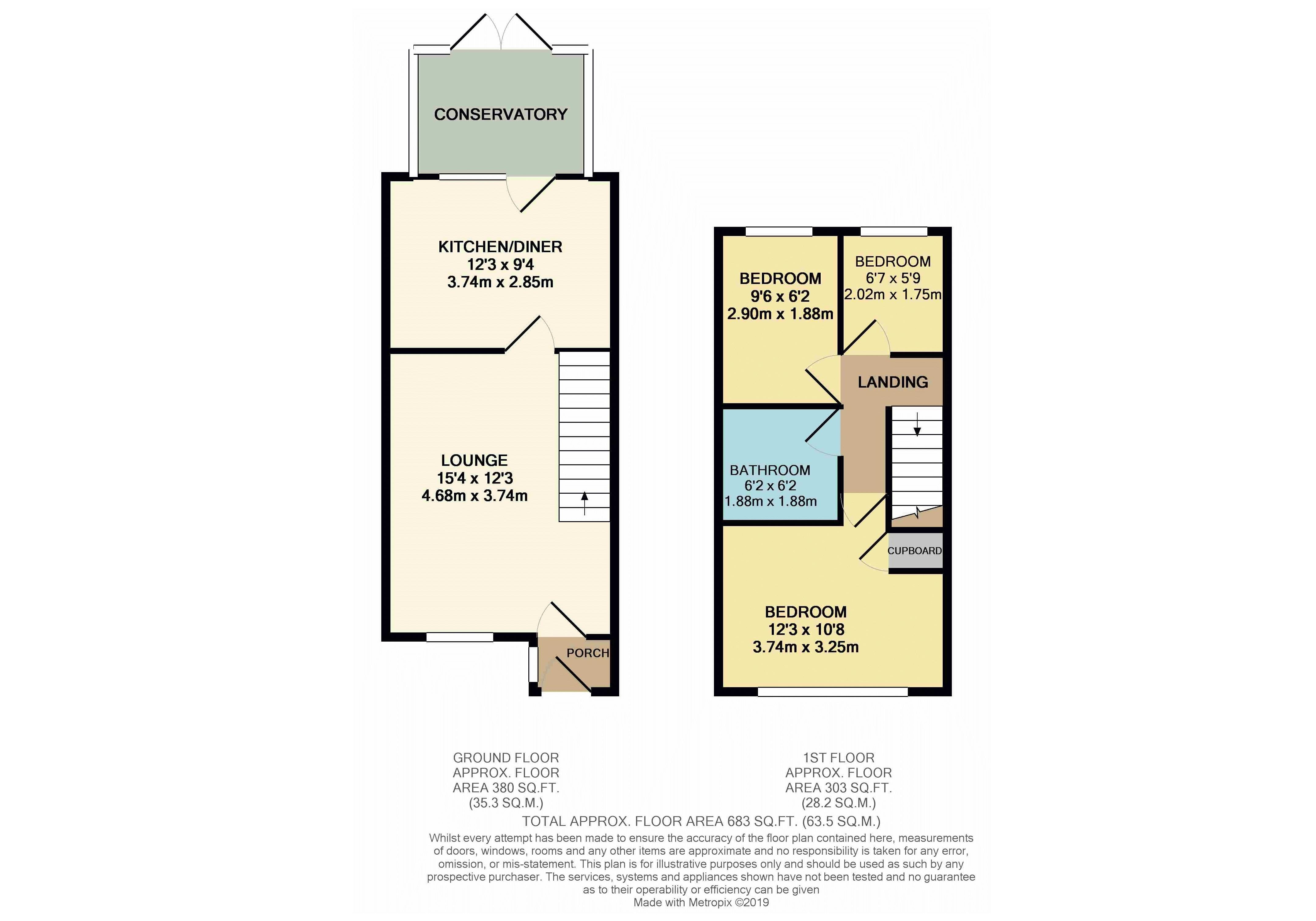 3 Bedrooms Terraced house for sale in Vanbrugh Drive, Houghton Regis, Dunstable LU5