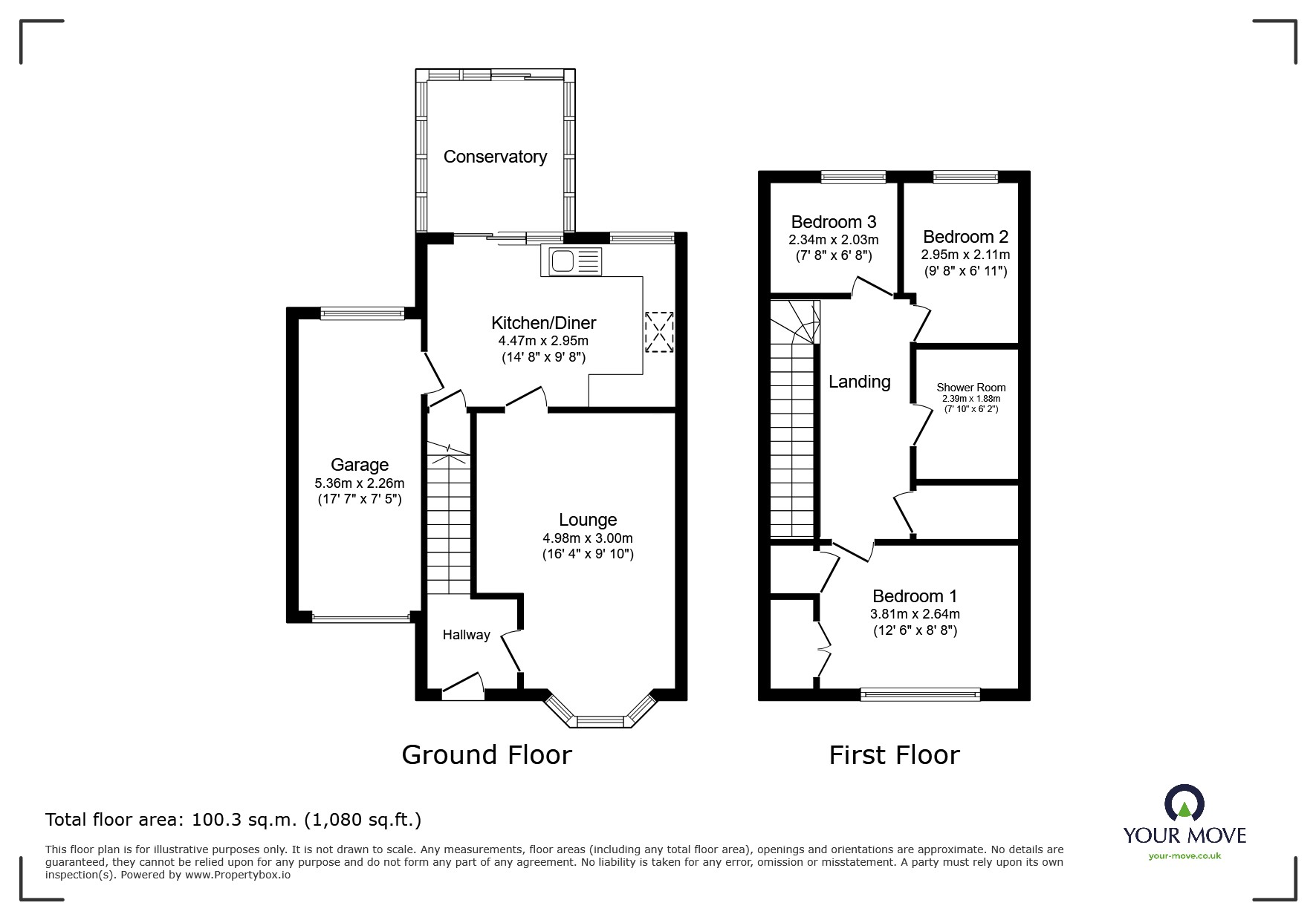 20, Kington Close, West Midlands floorplan