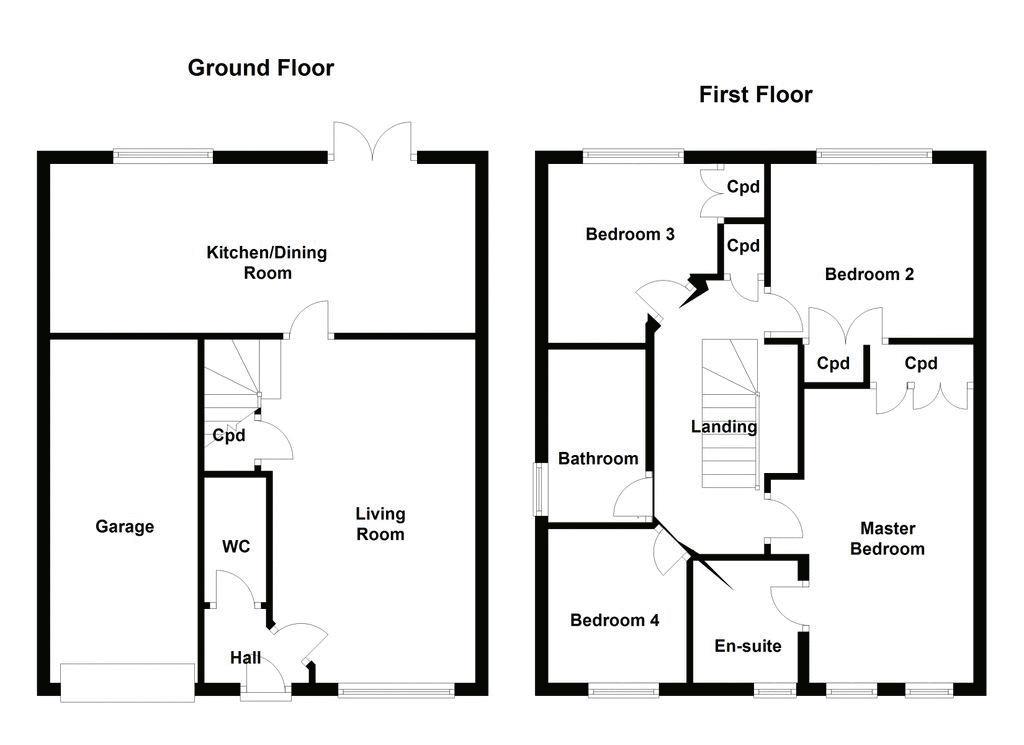 4, Hinton Close, Pontefract floorplan