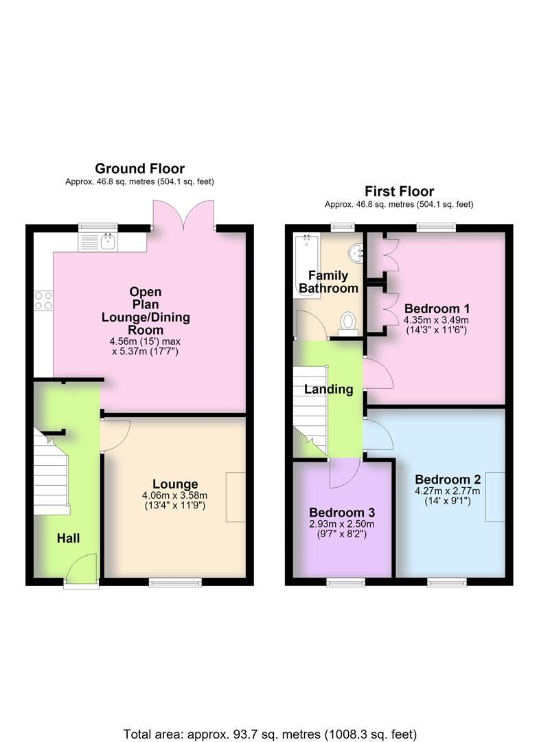 46, Station Road, Northwich floorplan