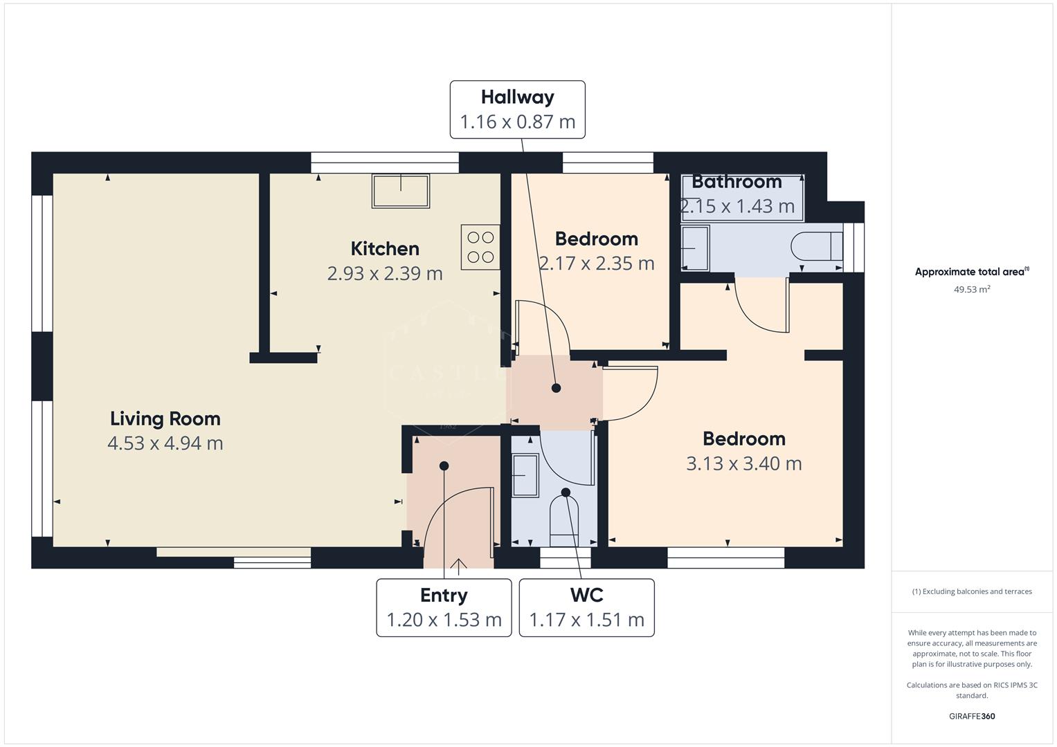 18, Crofters Vale, Barlestone floorplan