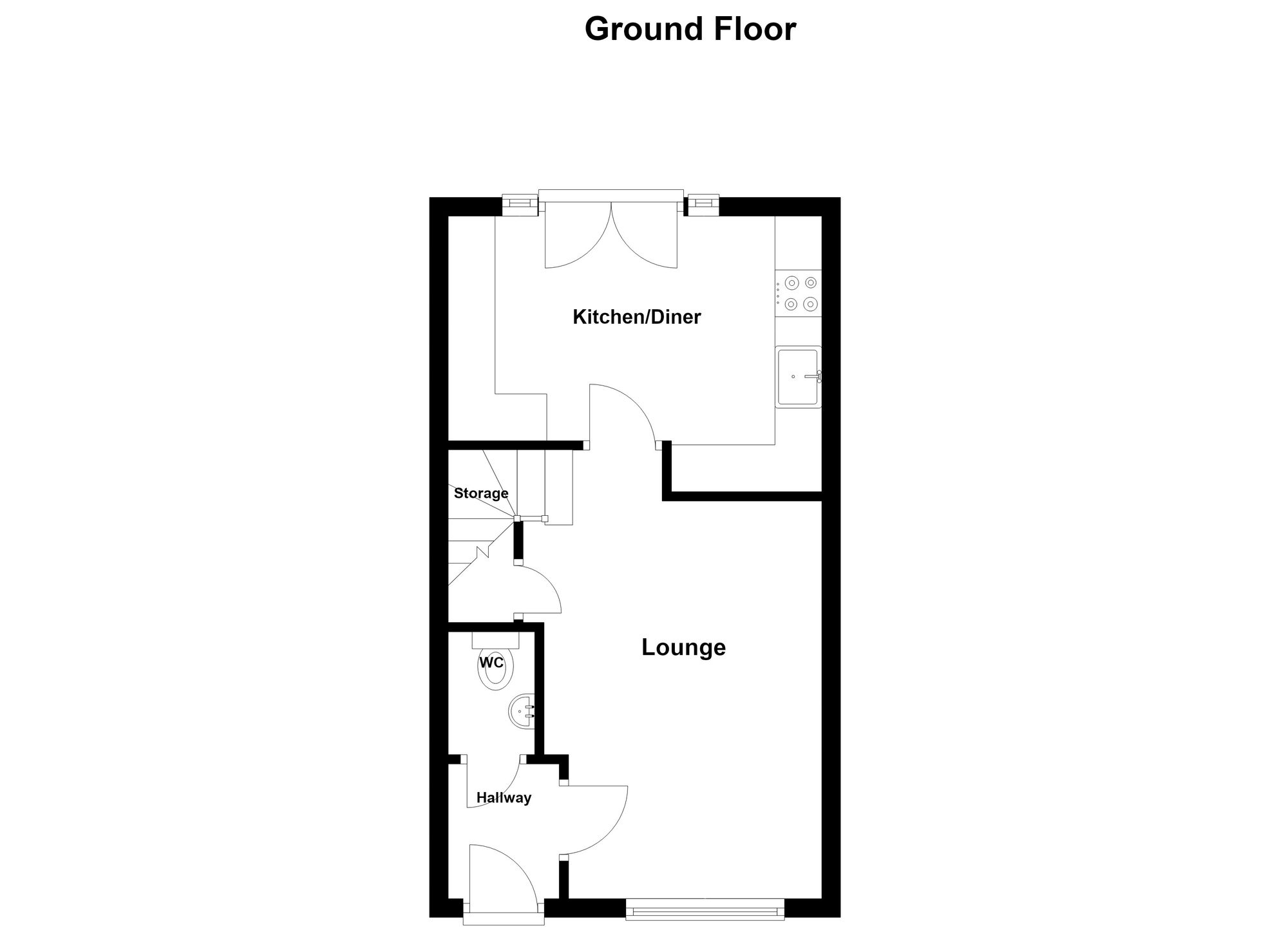 70 Weavers Close, Manchester floorplan