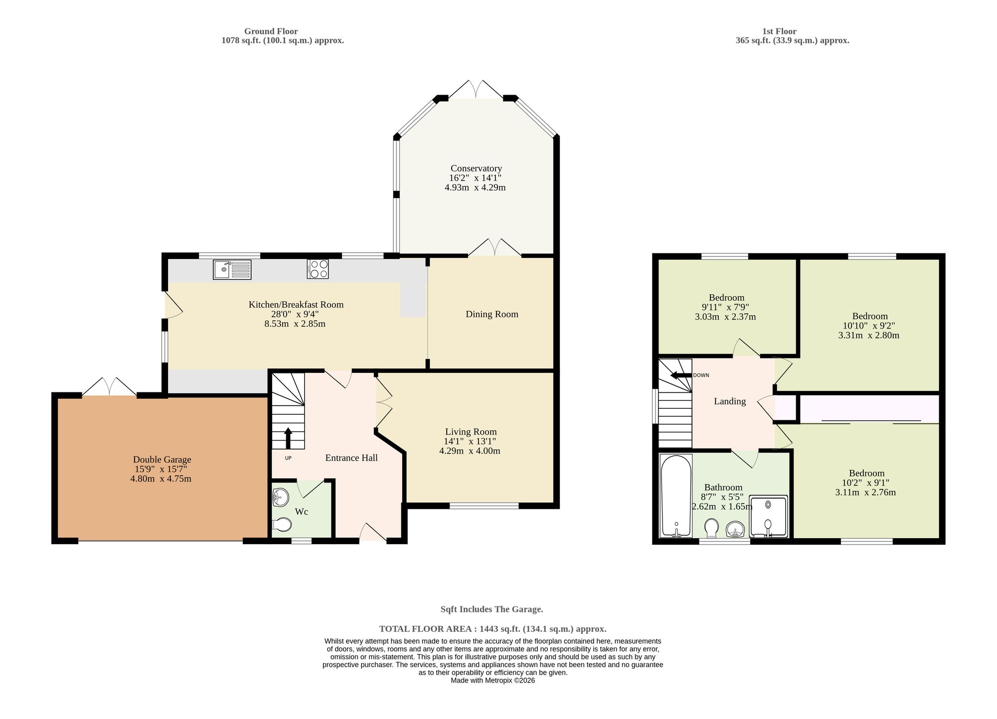 84 Laburnum Avenue, Norwich floorplan