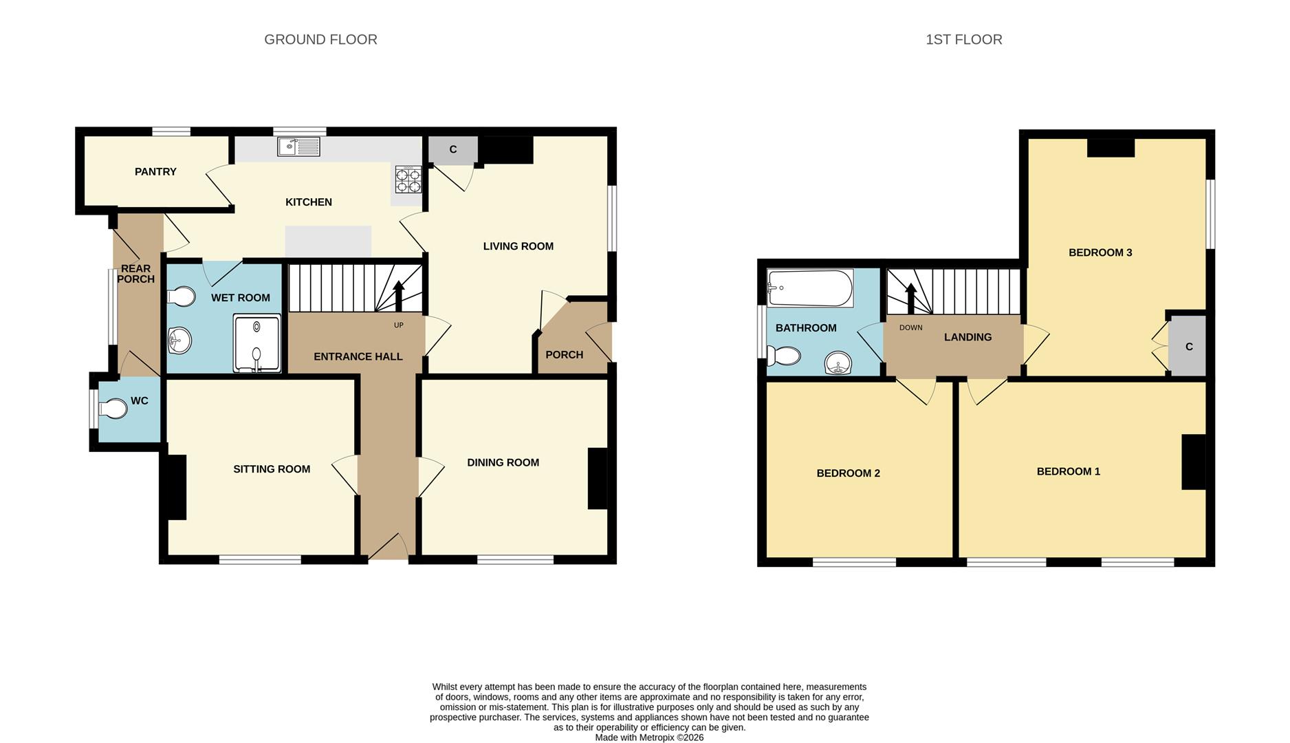 97, Hutton Road, Driffield floorplan