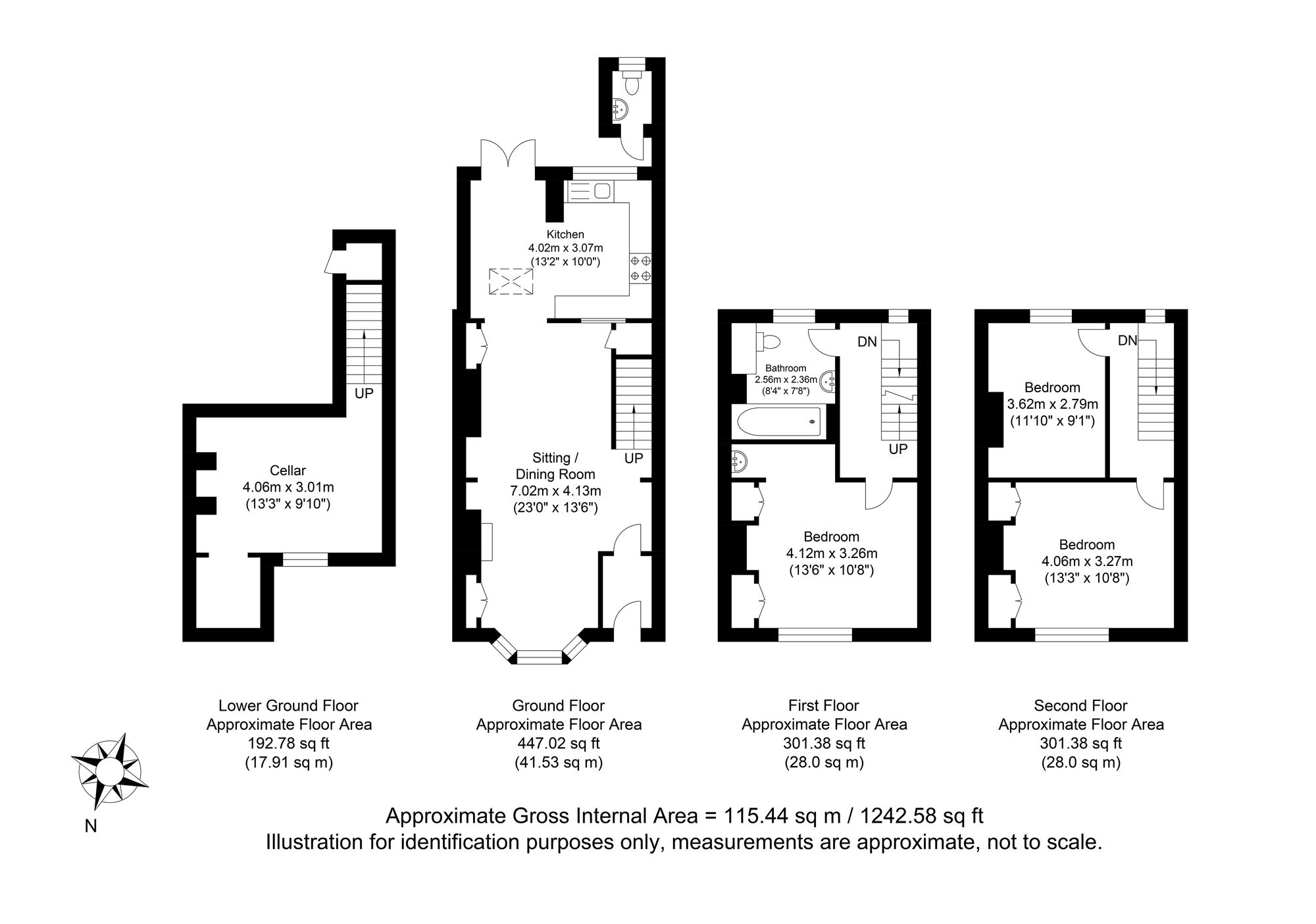 31 Priory Street, Lewes floorplan