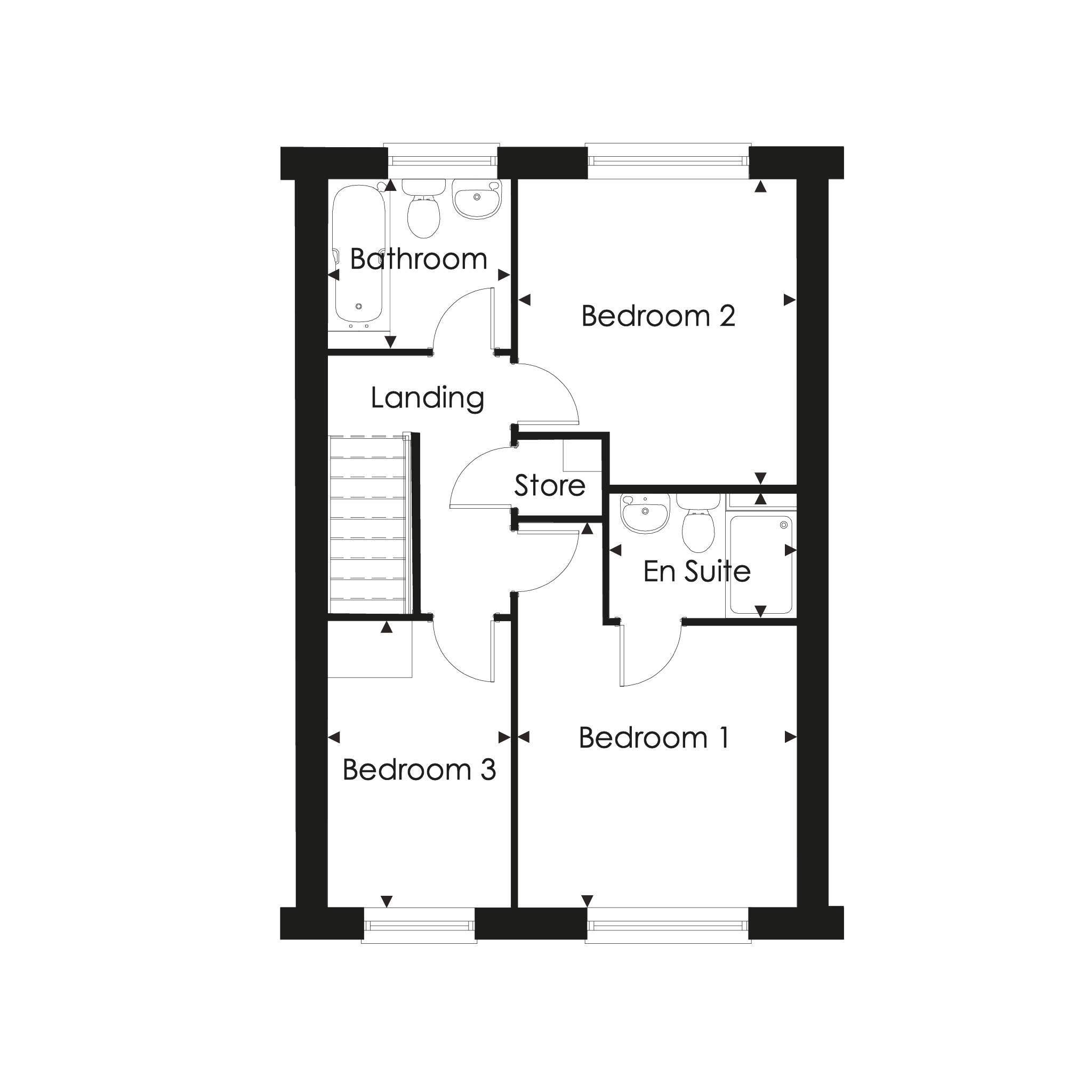 Tondu, Bridgend floorplan