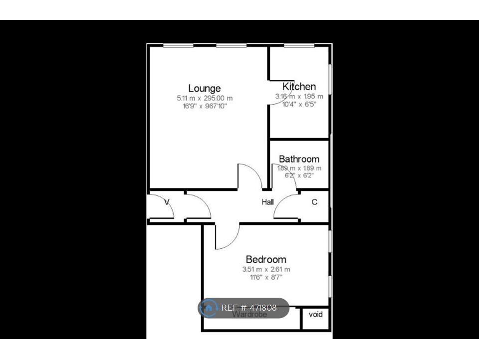 1 Bedrooms Flat to rent in Garriochmill Way, Glasgow G20