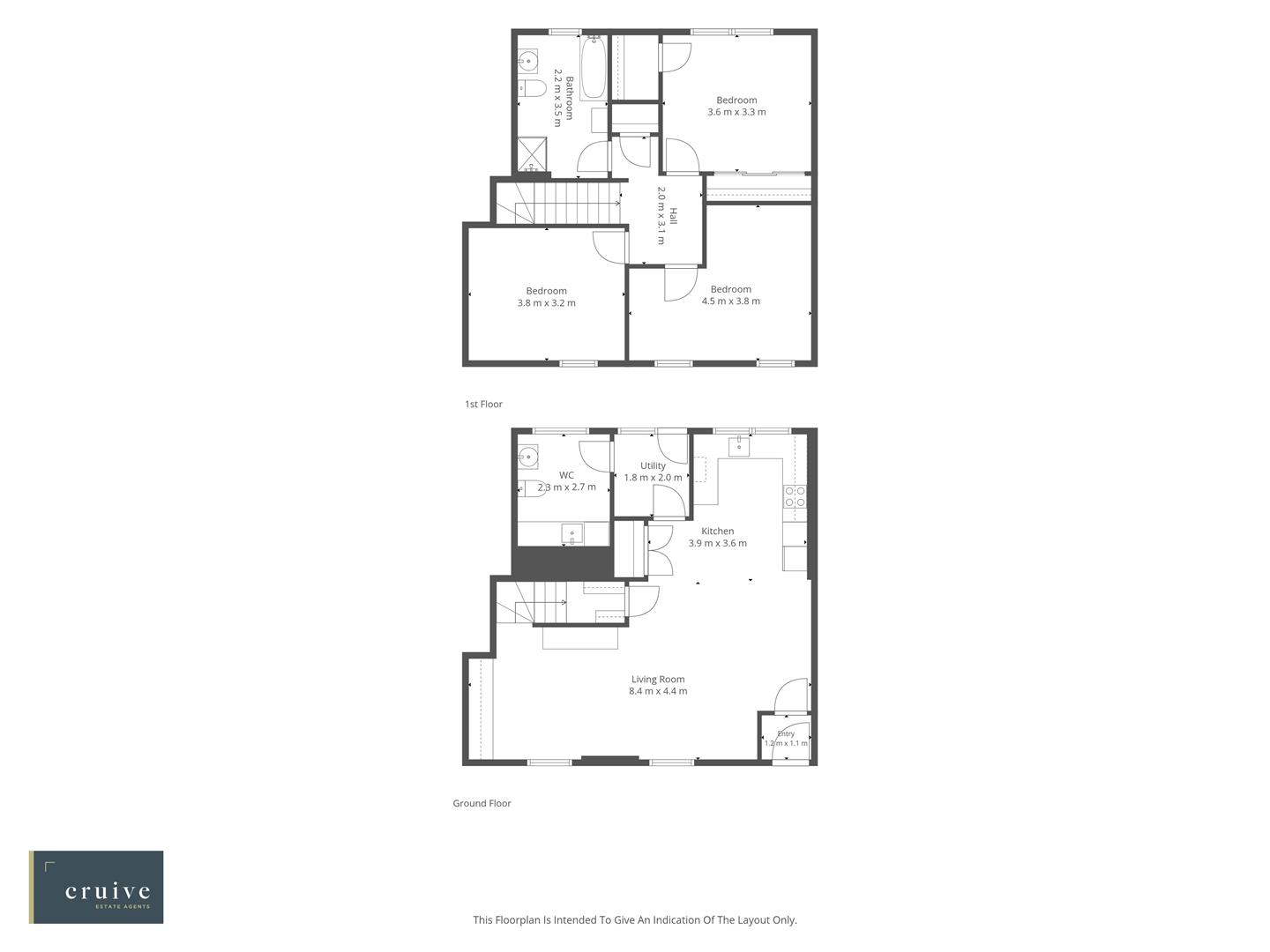 Kirk Street, Stonehouse floorplan
